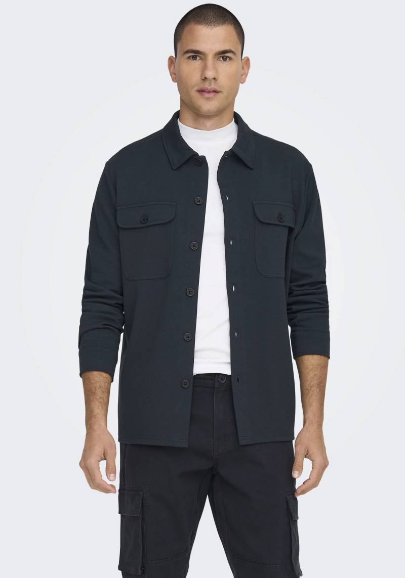 ONLY & SONS Langarmhemd »ONSNEWKODYL OVERSHIRT SWEAT NOOS« von ONLY & SONS