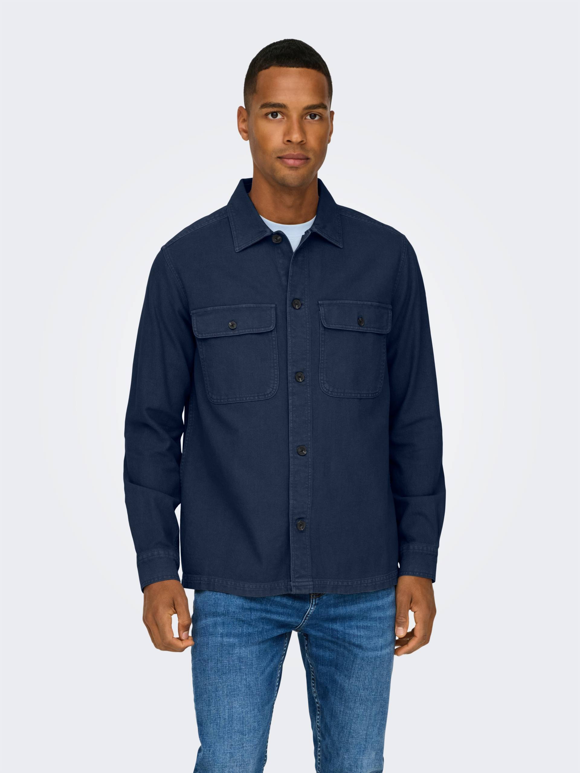 ONLY & SONS Langarmhemd »ONSOLIVER TWILL OVERDYE OVERSHIRT BF« ONLY & SONS Langarmhemd »ONSOLIVER TWILL OVERDYE OVERSHIRT BF« von ONLY & SONS