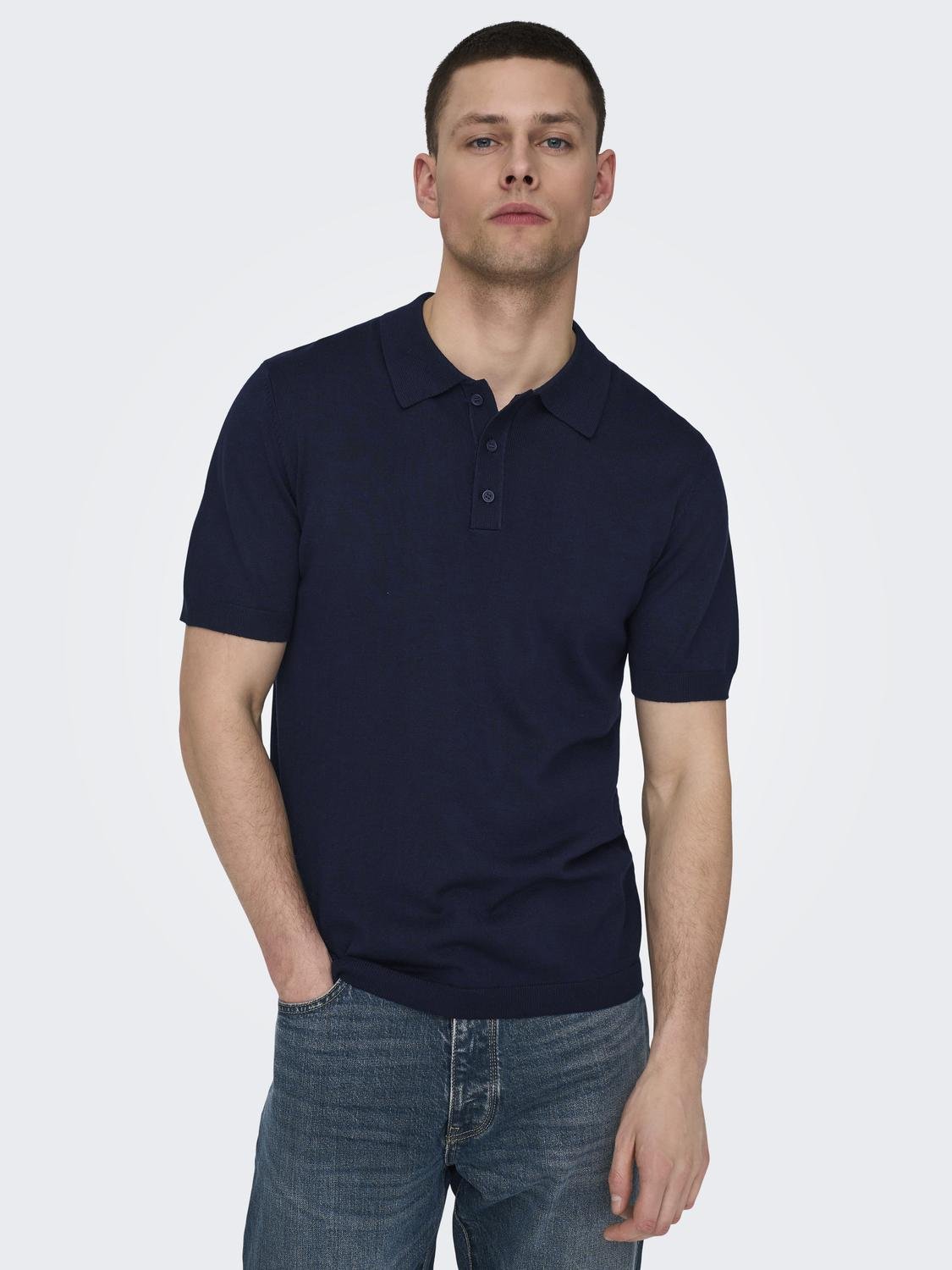 ONLY & SONS Poloshirt »ONSWYLER LIFE REG 14 SS POLO KNIT NOOS« von ONLY & SONS