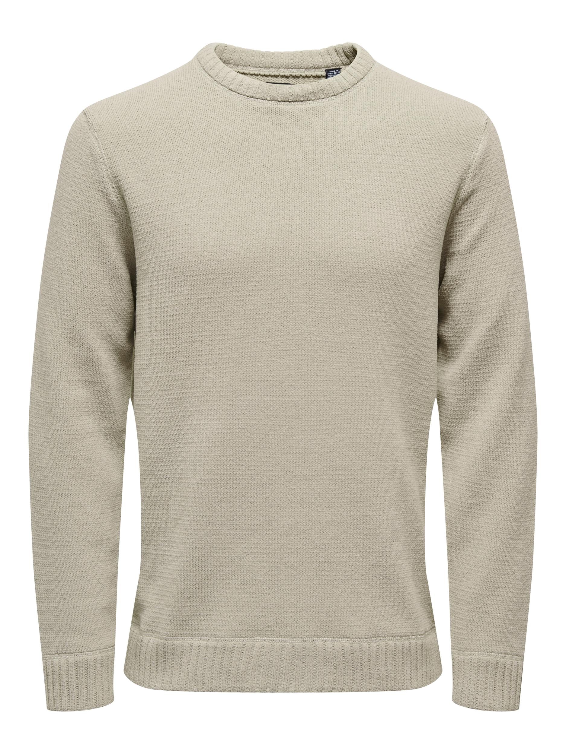 ONLY & SONS Rundhalspullover »ONSESE LIFE REG 7 KNIT NOOS« von ONLY & SONS