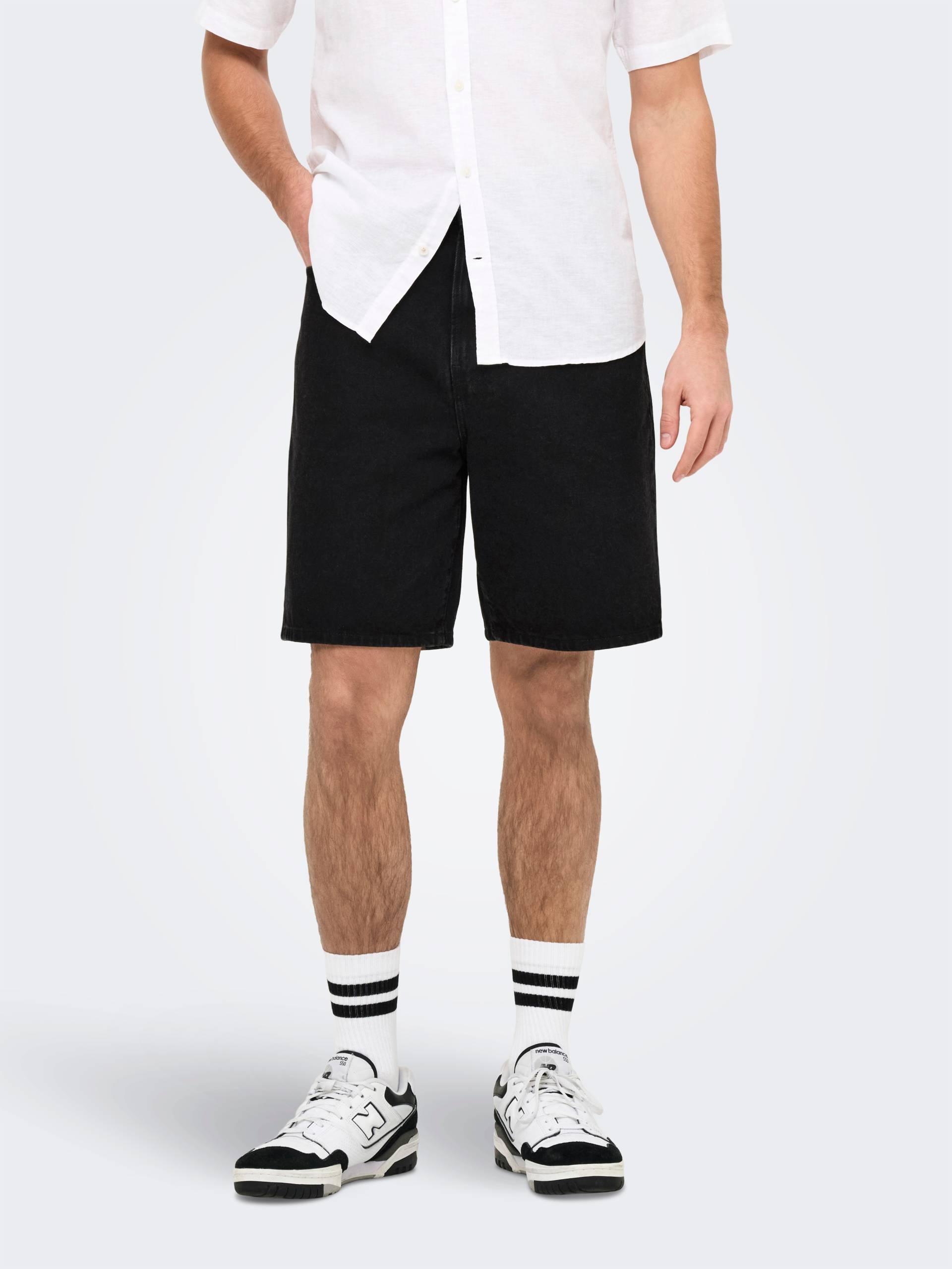 ONLY & SONS Shorts »ONSFADE BLACK 9087 AZG DNM SHORTS« ONLY & SONS Shorts »ONSFADE BLACK 9087 AZG DNM SHORTS« von ONLY & SONS