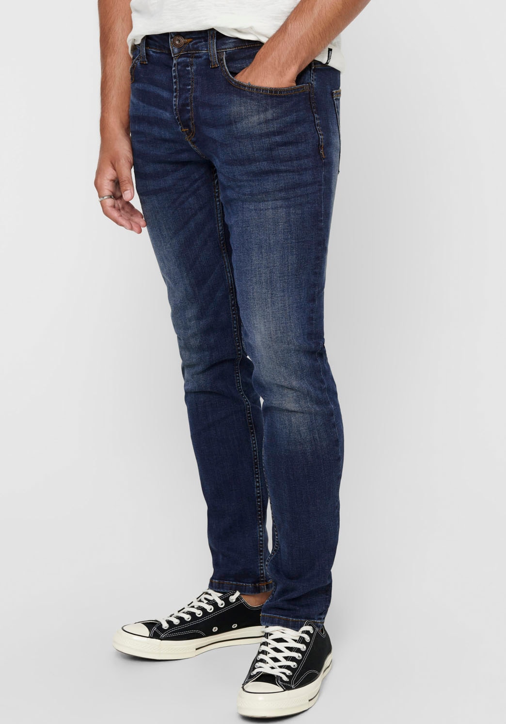 ONLY & SONS Slim-fit-Jeans »ONSWEFT REG. D. GREY 6458 JEANS VD« von ONLY & SONS