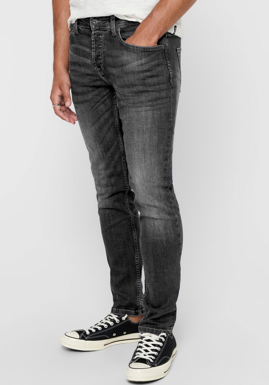 ONLY & SONS Slim-fit-Jeans »ONSWEFT REG. D. GREY 6458 JEANS VD« von ONLY & SONS
