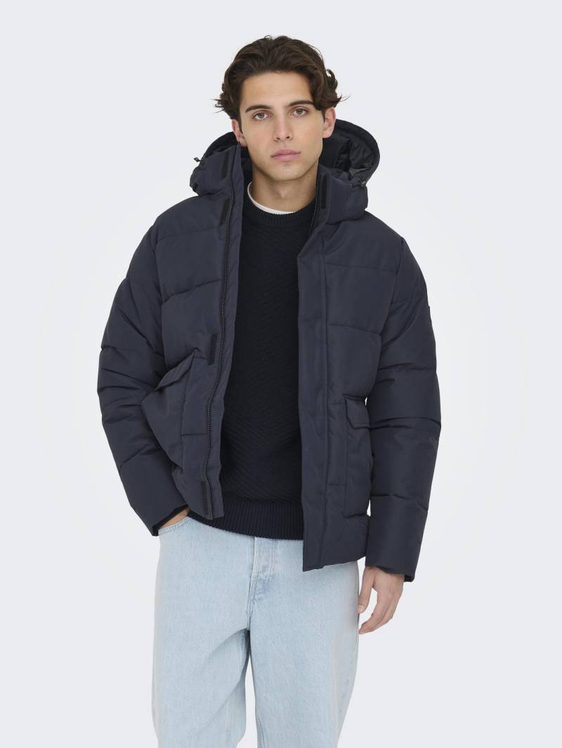 ONLY & SONS Steppjacke »ONSCARL LIFE QUILTED JACKET NOOS OTW«, mit Kapuze von ONLY & SONS