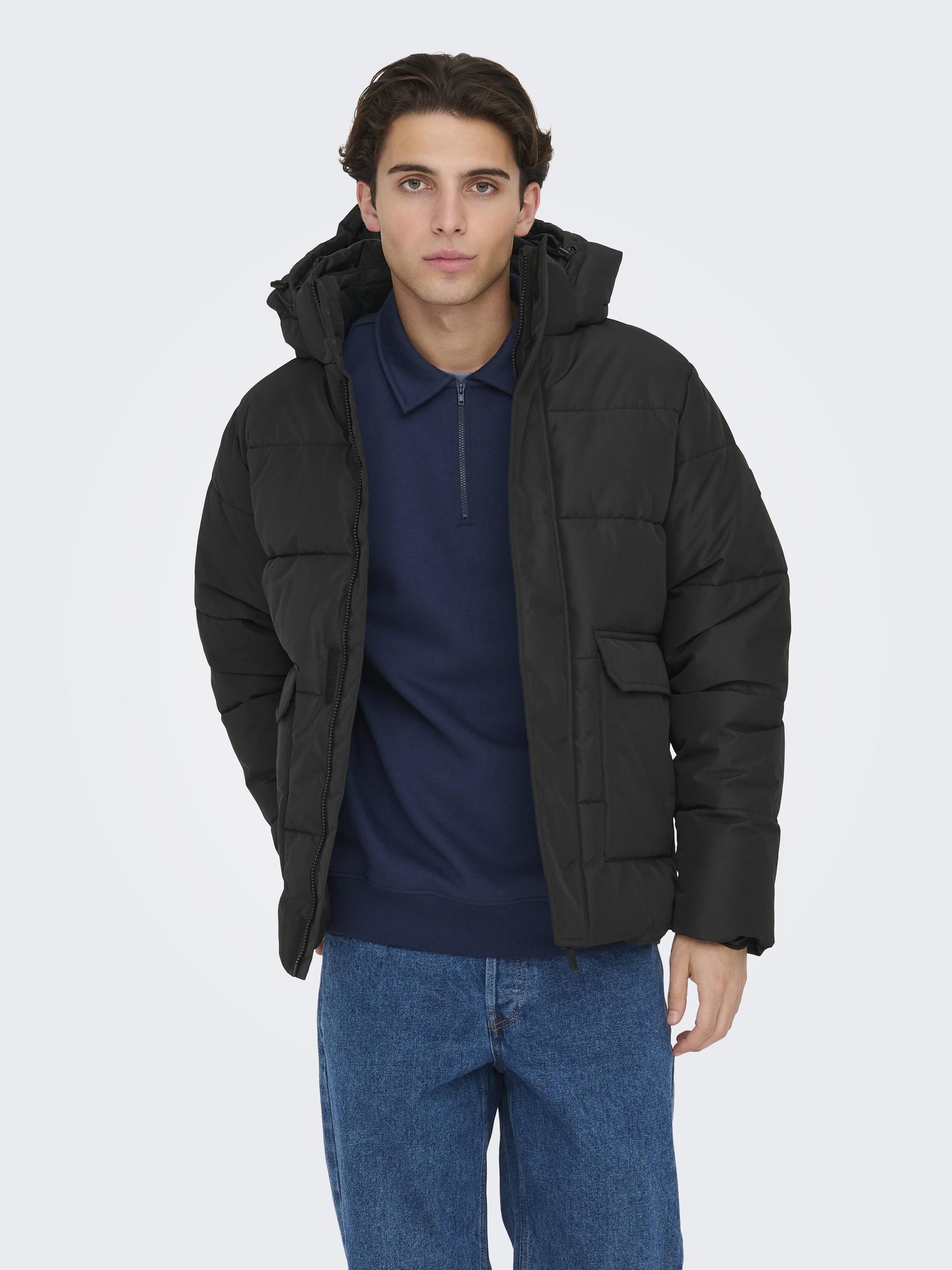 ONLY & SONS Steppjacke »ONSCARL LIFE QUILTED JACKET NOOS OTW«, mit Kapuze von ONLY & SONS