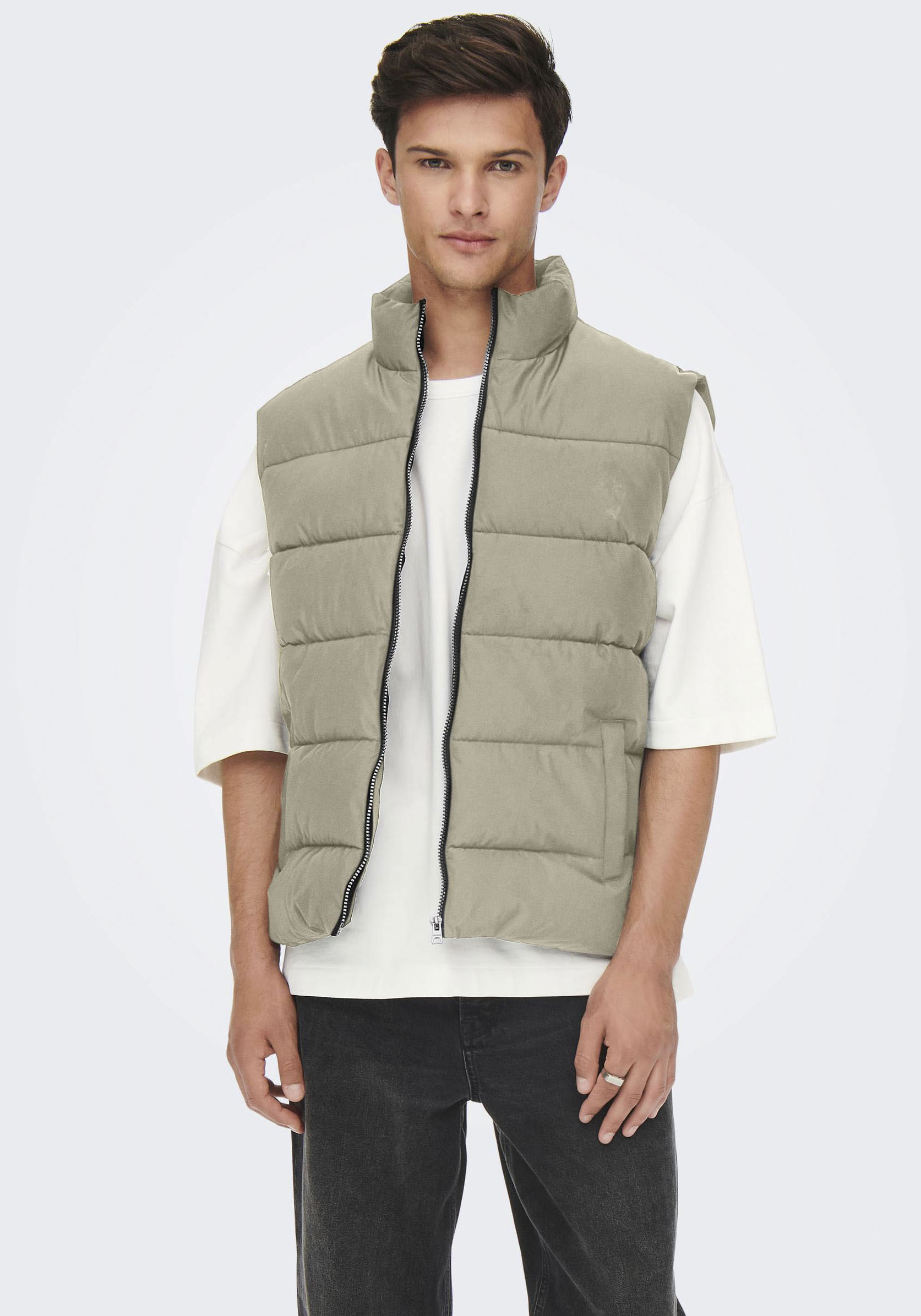 ONLY & SONS Steppweste »ONSMELVIN LIFE PUFFER VEST OTW VD« von ONLY & SONS