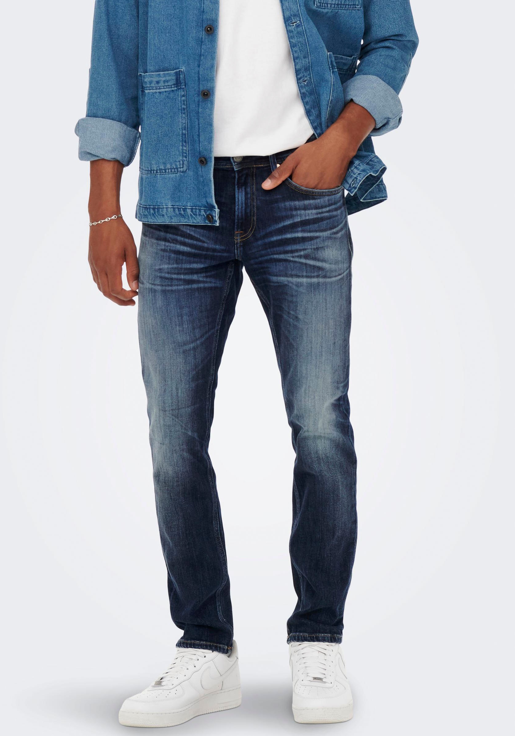 ONLY & SONS Straight-Jeans »ONSWEFT REGULAR WB 0021 TAI DNM NOOS« von ONLY & SONS