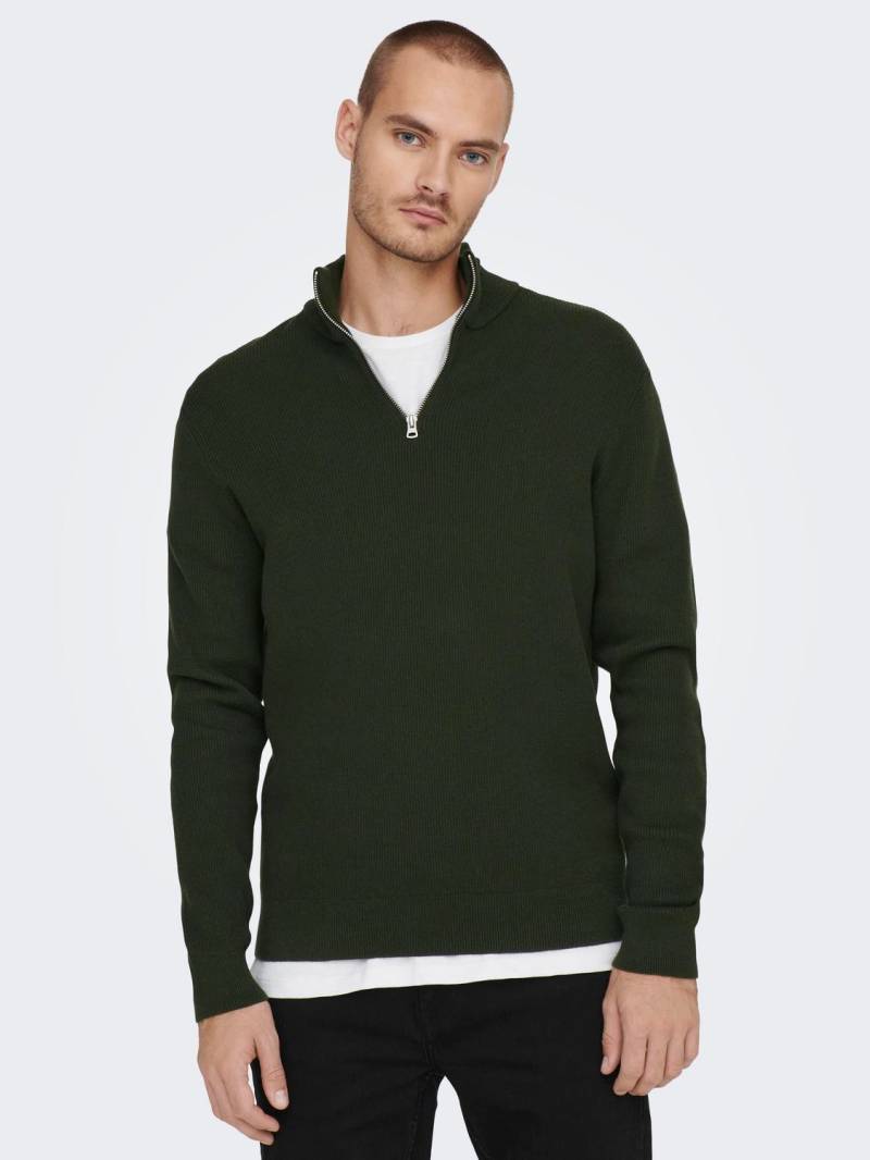 ONLY & SONS Strickpullover »ONSPHIL REG 12 STRUC HALF ZIP KNIT NOOS« ONLY & SONS Strickpullover »ONSPHIL REG 12 STRUC HALF ZIP KNIT NOOS« von ONLY & SONS
