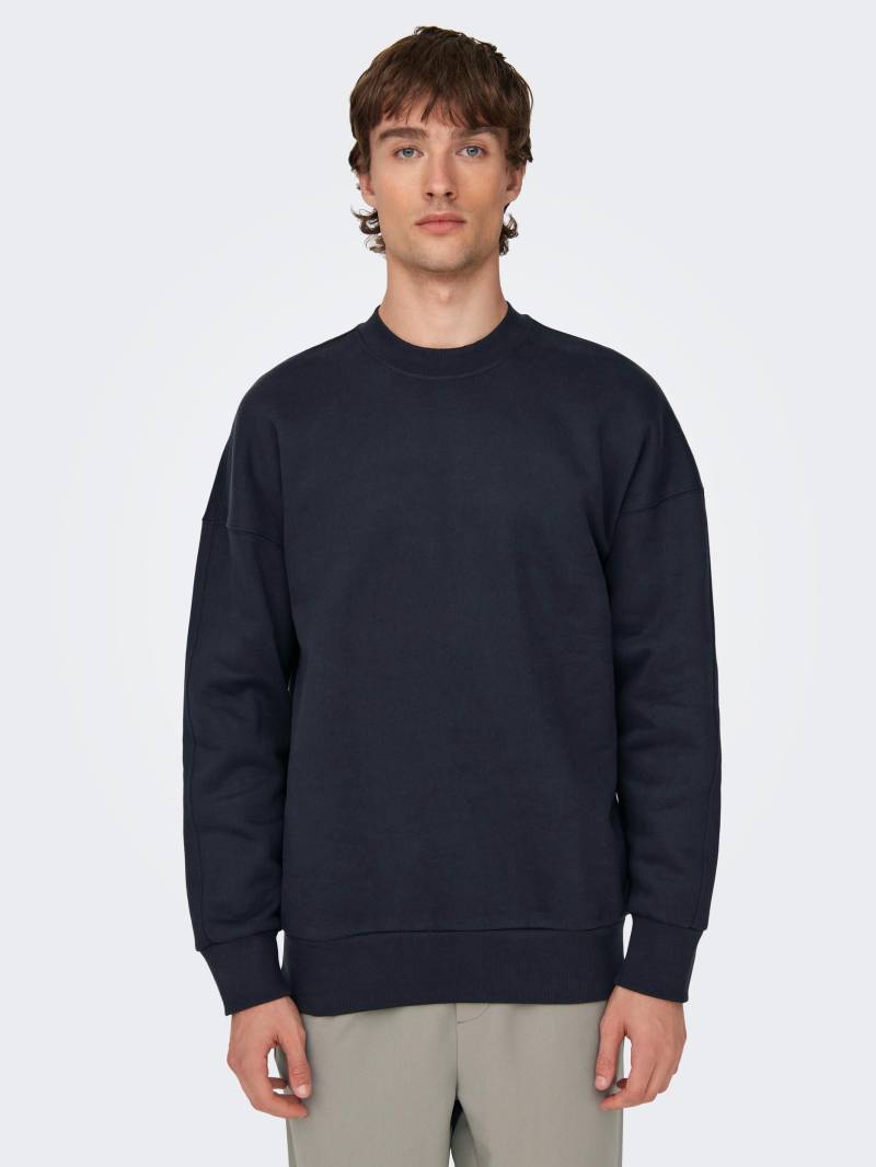 ONLY & SONS Sweatshirt »ONSDAN LIFE RLX HEAVY SWEAT CREW NOOS« von ONLY & SONS