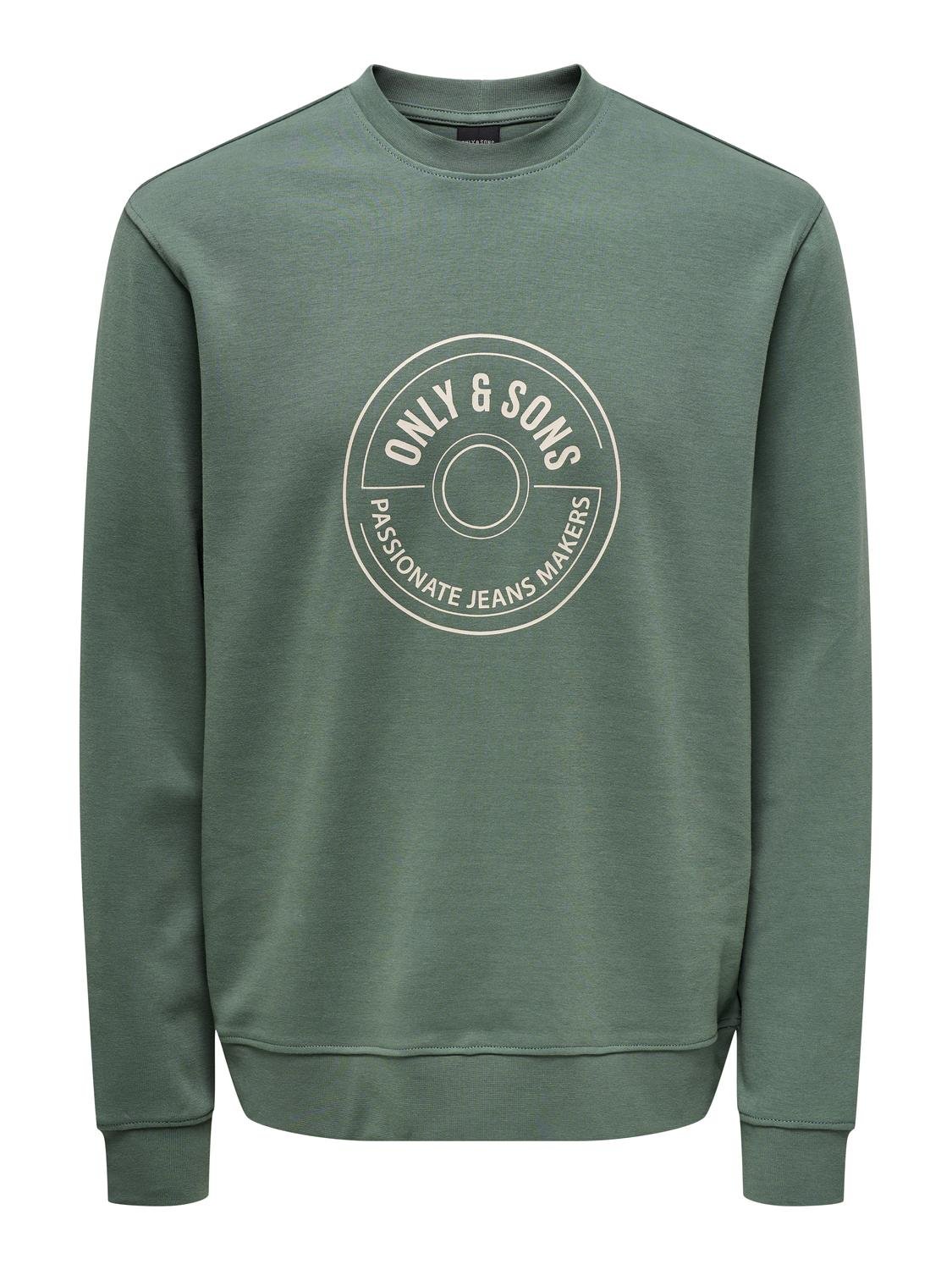 ONLY & SONS Sweatshirt »ONSLAMER REG INTERLOCK CREW NECK SWEAT« von ONLY & SONS