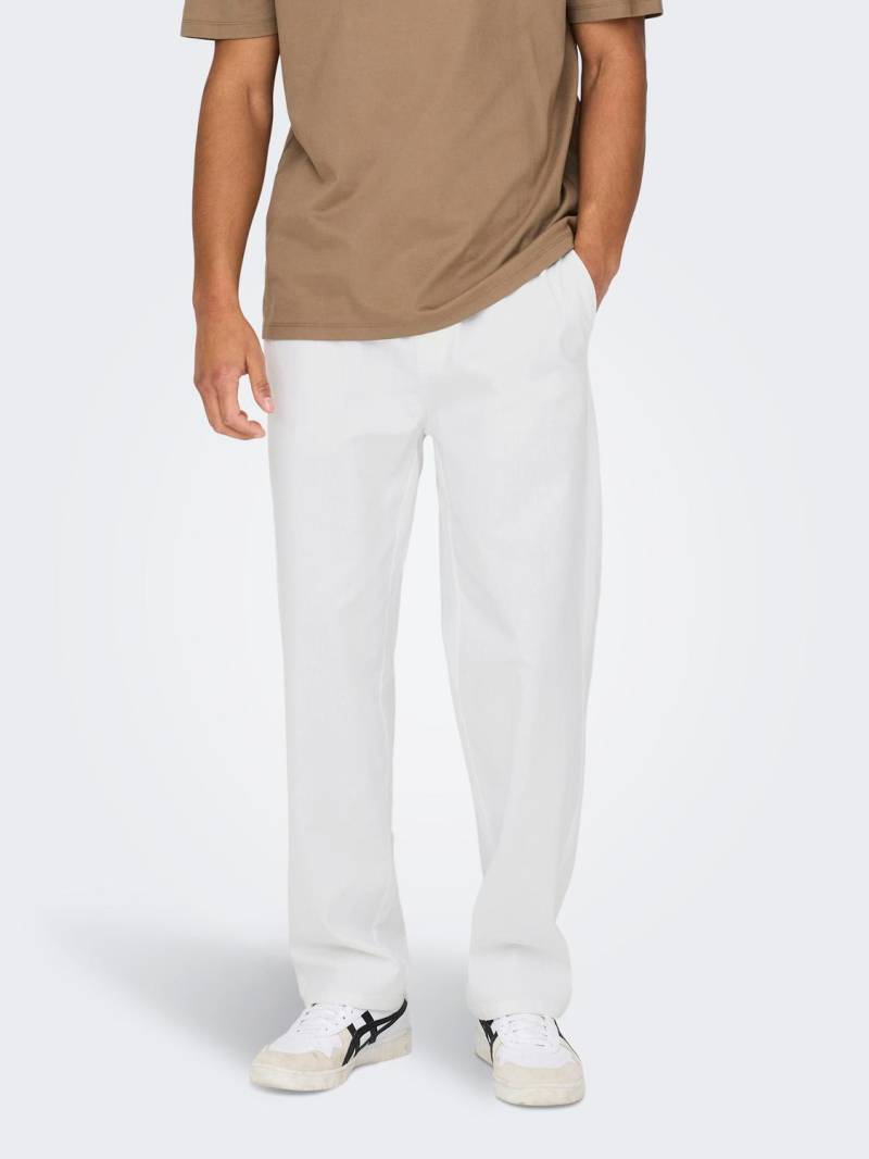ONLY & SONS Trainingshose »ONSSINUS LOOSE 0007 COT LIN PANT NOOS« von ONLY & SONS