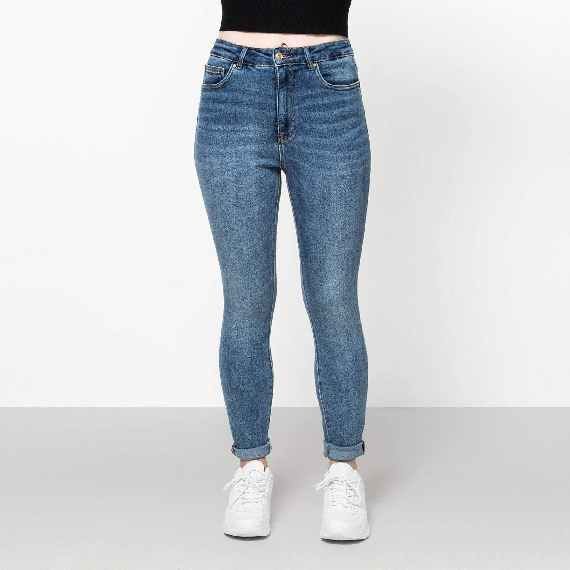Jeans, Skinny Fit Damen Blau Denim W28 von ONLY
