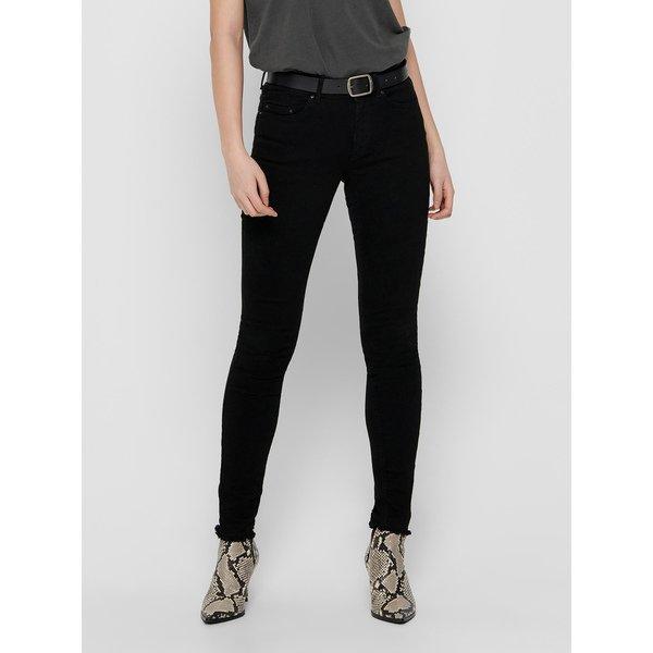 Jeans, Skinny Fit Damen Black Stoned L32/L von ONLY