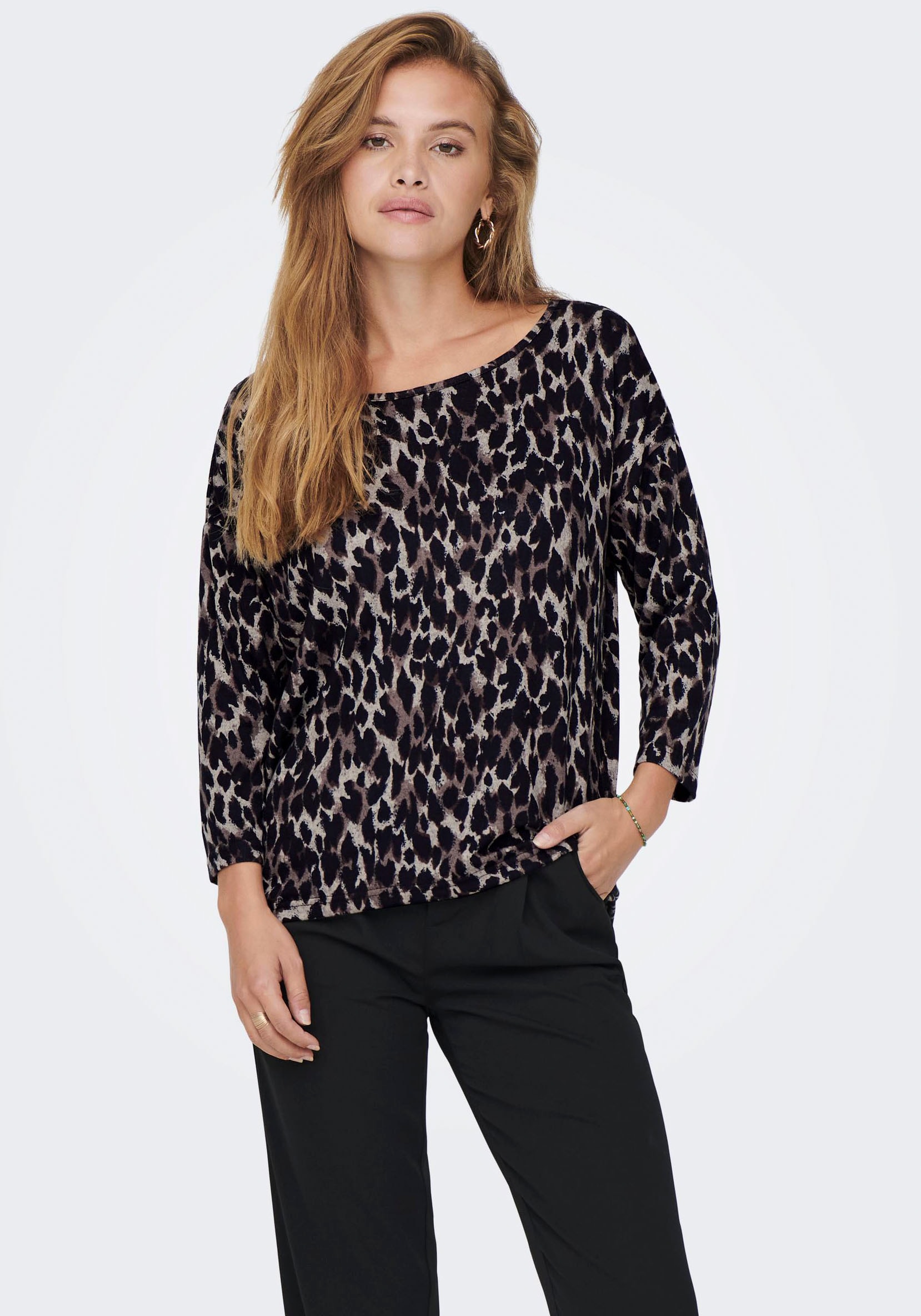 ONLY 3/4-Arm-Shirt »ONLELCOS 4/5 AOP TOP JRS« von ONLY