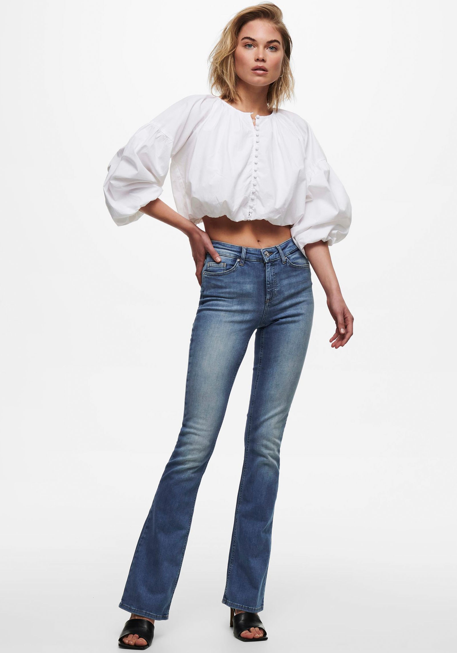 ONLY Bootcut-Jeans »ONLBLUSH LIFE FLARED« von ONLY