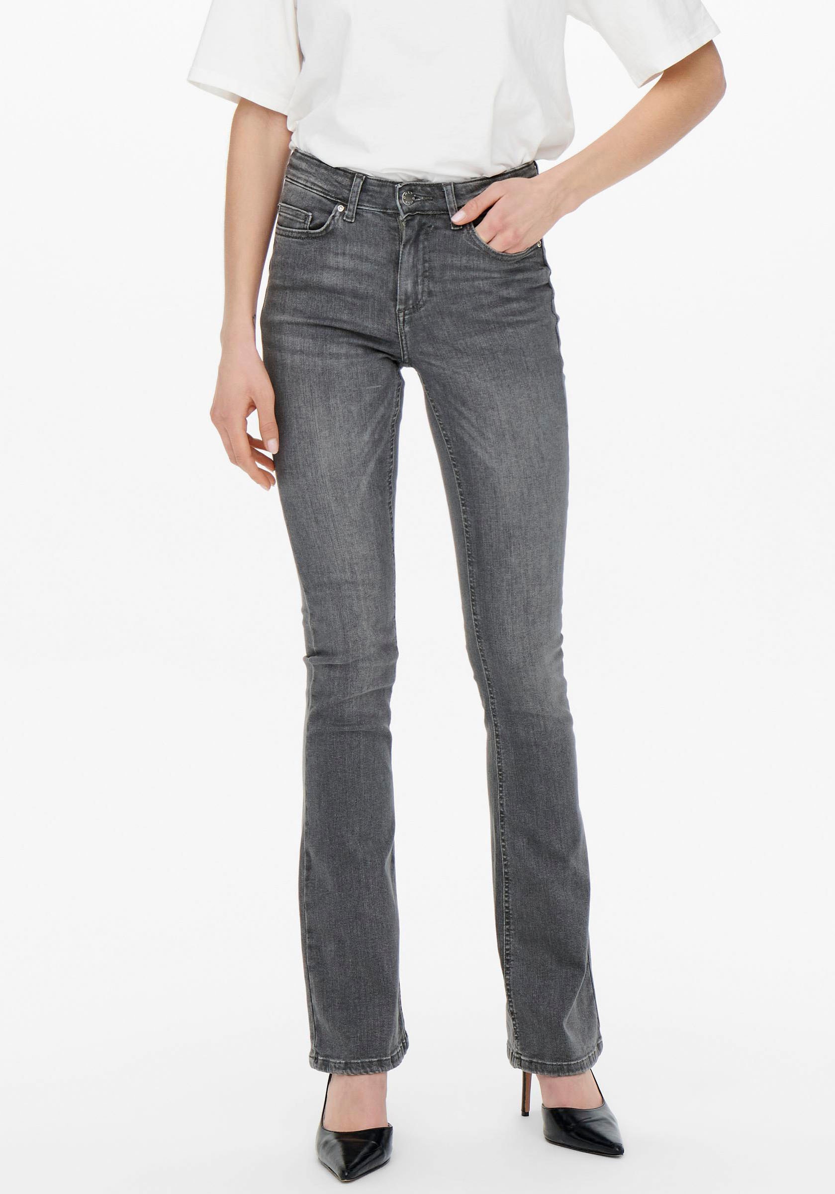 ONLY Bootcut-Jeans »ONLBLUSH LIFE MID FLARED« von ONLY