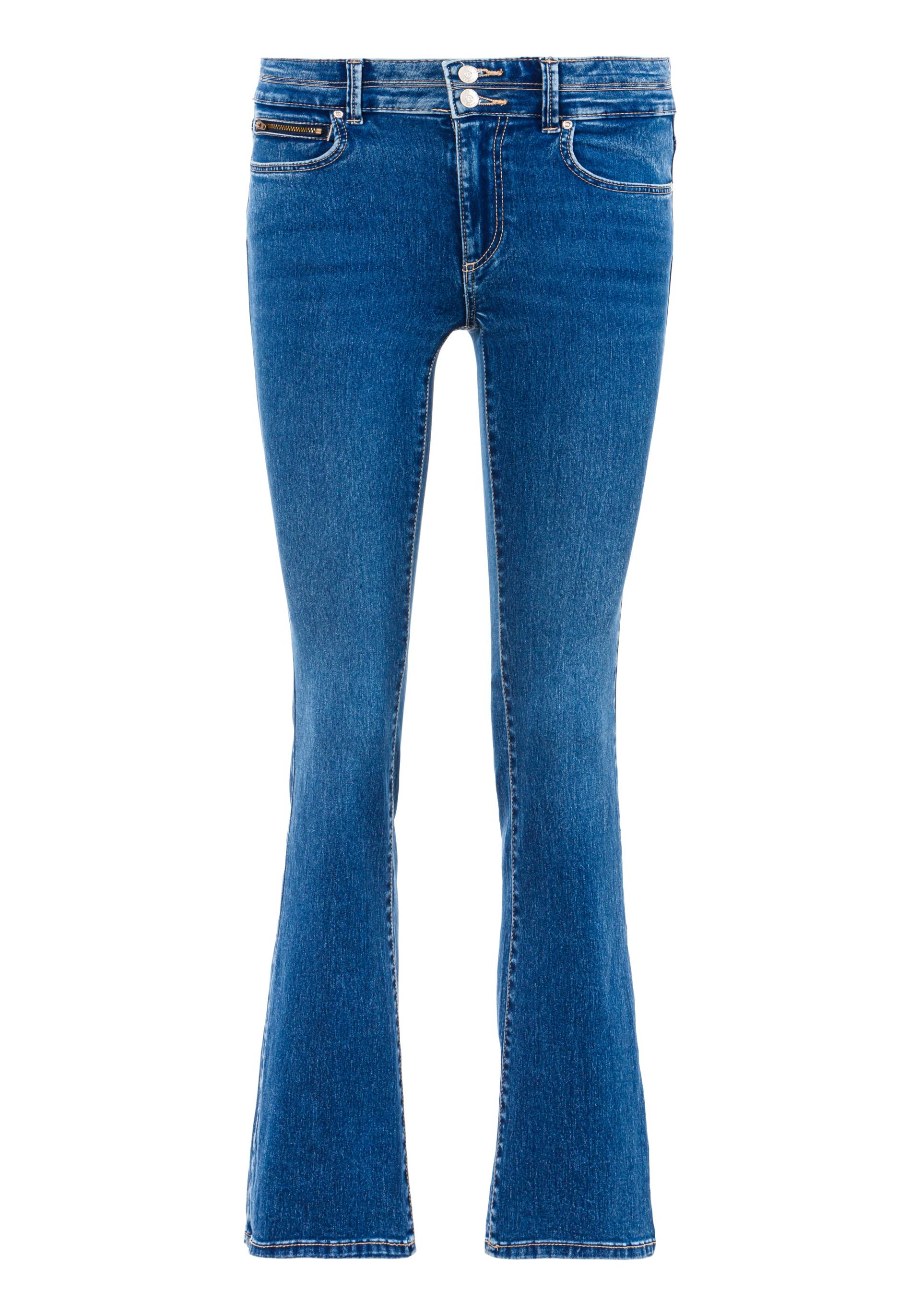 ONLY Bootcut-Jeans »ONLROYAL REG WB DB ZIP FLARED DNM PIM« ONLY Bootcut-Jeans »ONLROYAL REG WB DB ZIP FLARED DNM PIM« von ONLY