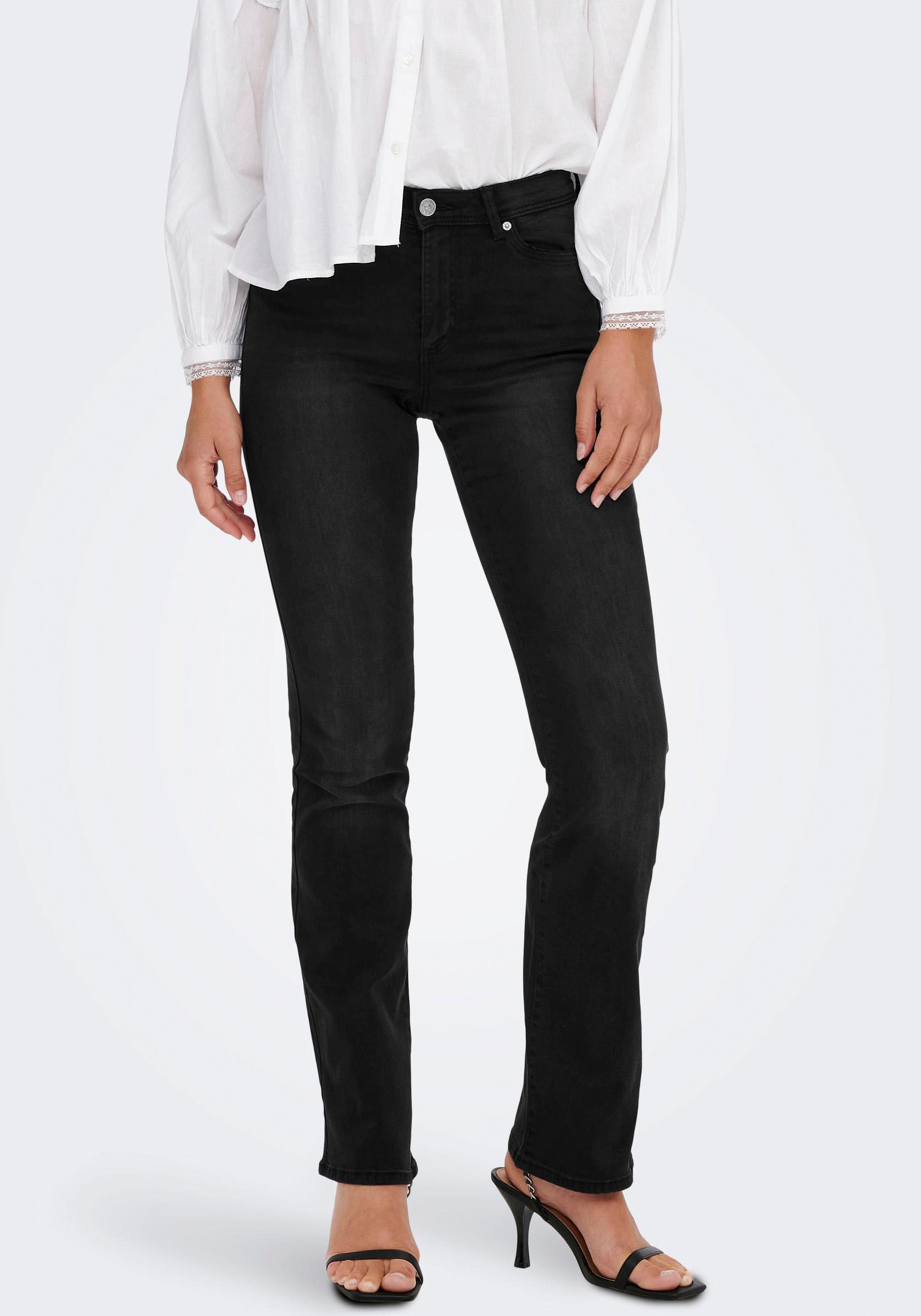 ONLY Bootcut-Jeans »ONLWAUW HW FLARED« ONLY Bootcut-Jeans »ONLWAUW HW FLARED« von ONLY