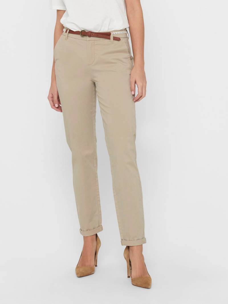 ONLY Chinohose »ONLBIANA COTTON BELT CHINO CC PNT«, knöchellange Form mit Umschlagsaum von ONLY
