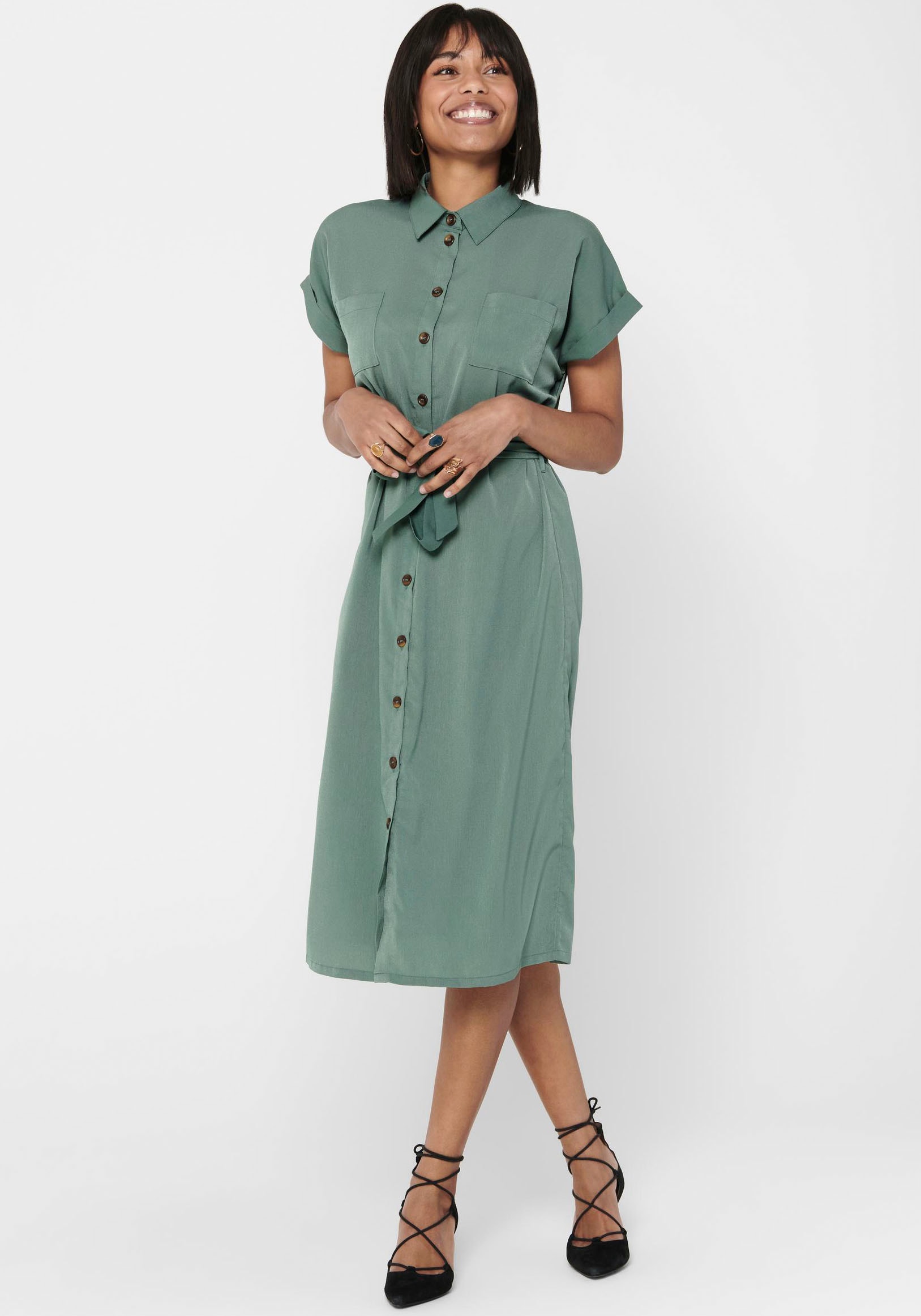 ONLY Hemdblusenkleid »ONLHANNOVER S/S SHIRT DRESS NOOS WVN« von ONLY