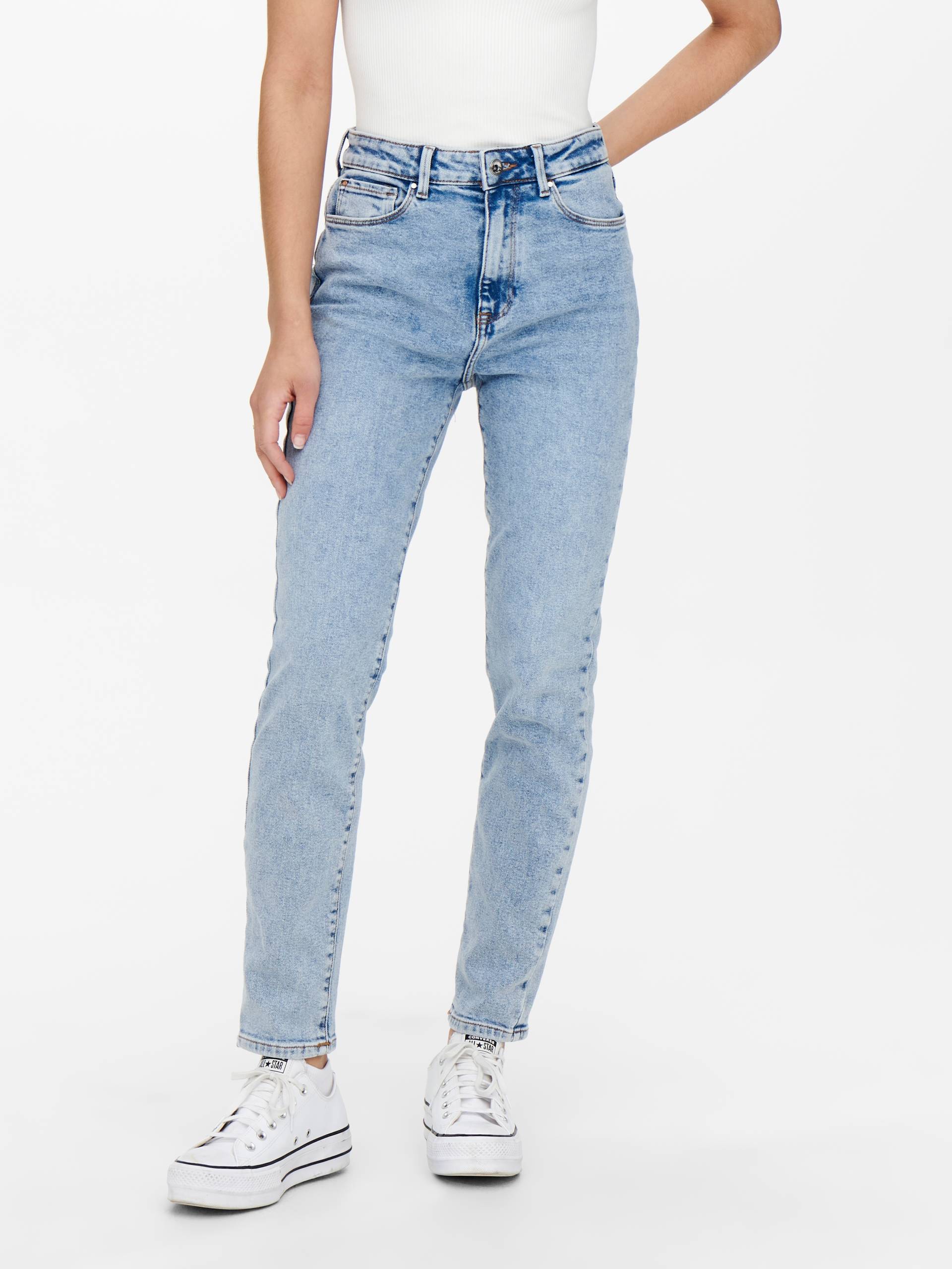 ONLY High-waist-Jeans »ONLEMILY STRETCH HW ST AK DNM CRO789NOOS« ONLY High-waist-Jeans »ONLEMILY STRETCH HW ST AK DNM CRO789NOOS« von ONLY