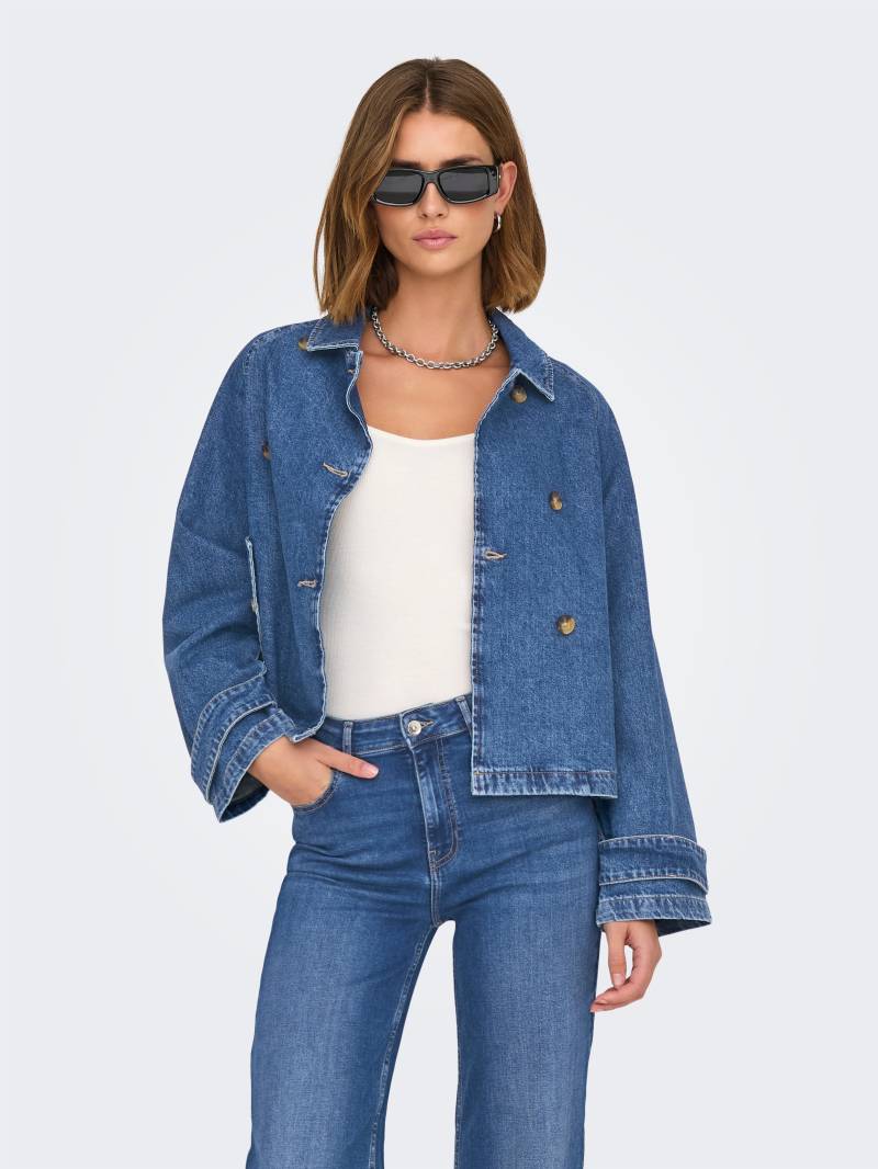 ONLY Jeansjacke »ONLAPRIL SHORT DNM TRENCH AKM« von ONLY