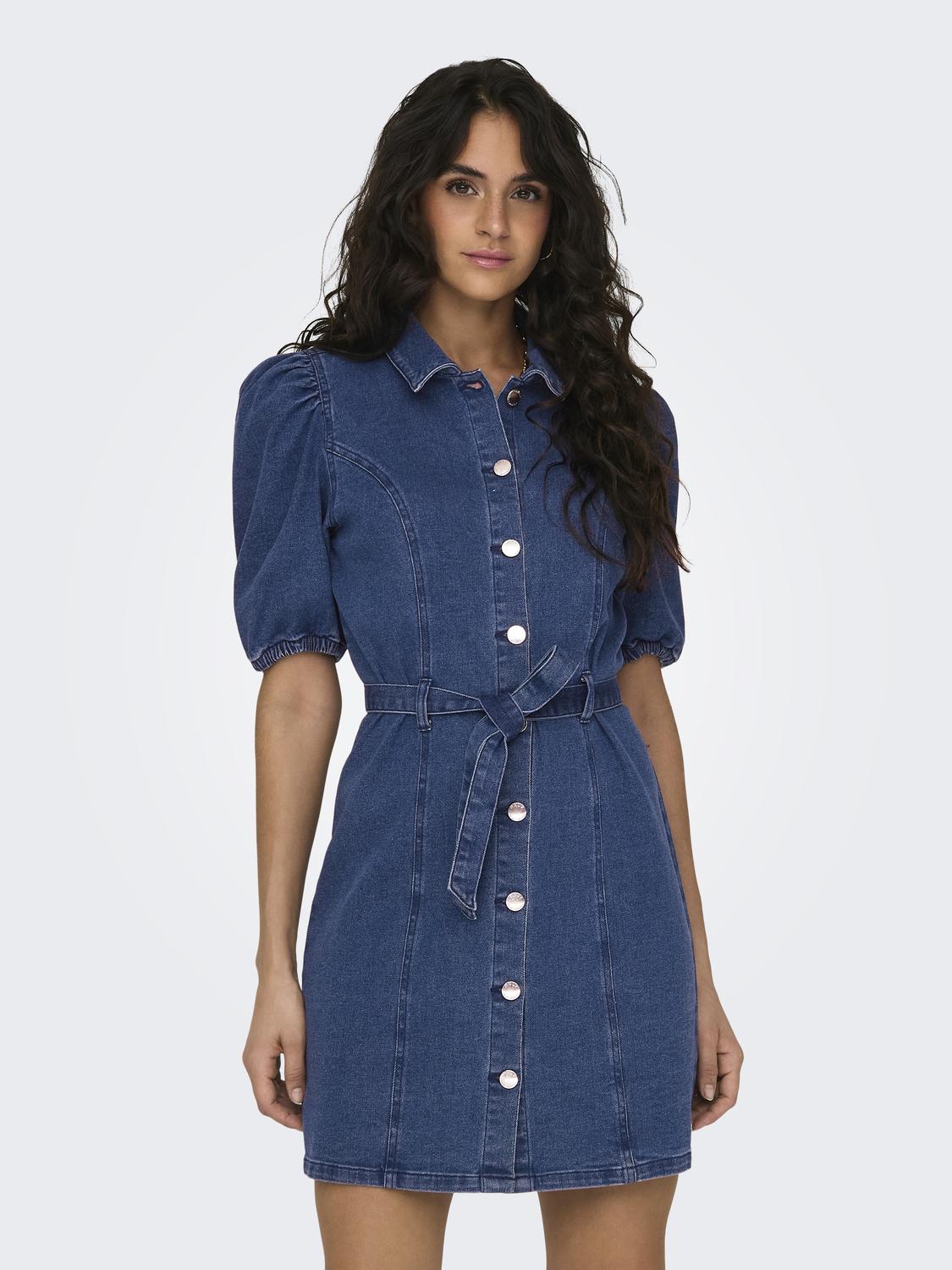 ONLY Jeanskleid »ONLVIBBE SS BELT DNM DRESS NOOS« von ONLY