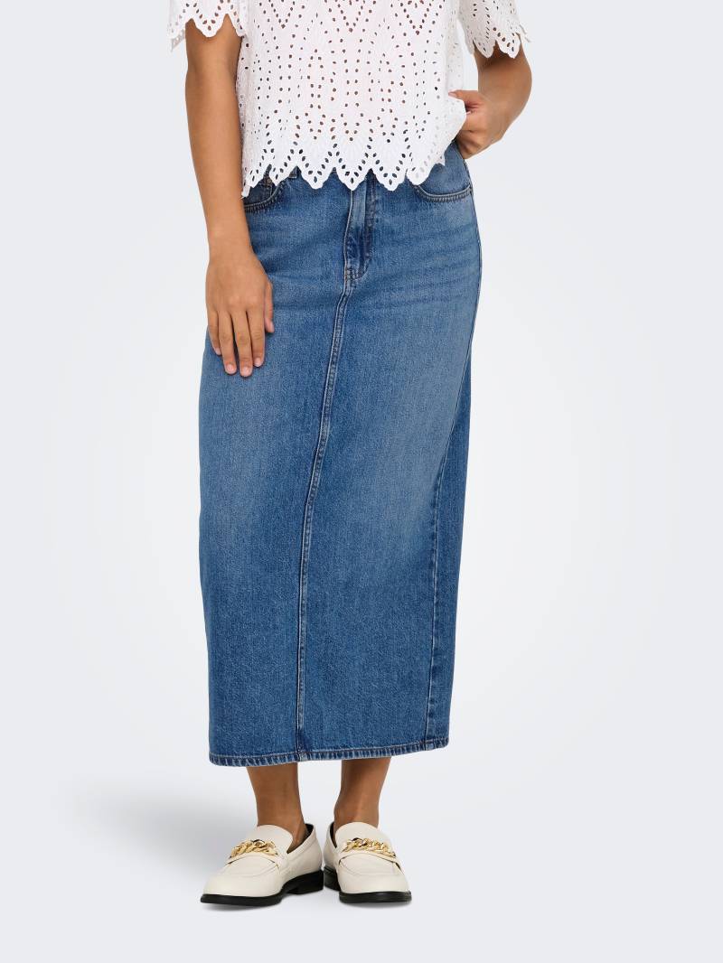 ONLY Jeansrock »ONLLUMI MIDI BACK SLIT SKIRT DNM PIMNOOS« von ONLY