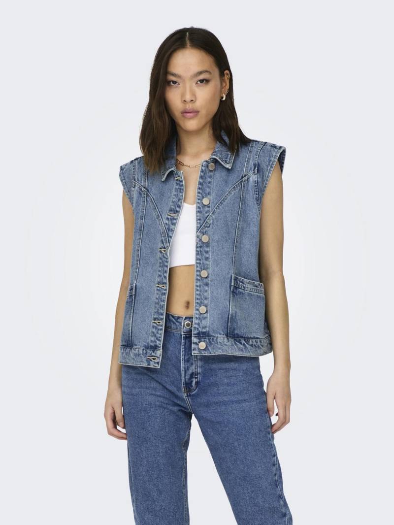 ONLY Jeansweste »ONLKENNEDY SL DNM WAISTCOAT BJ NOOS« von ONLY