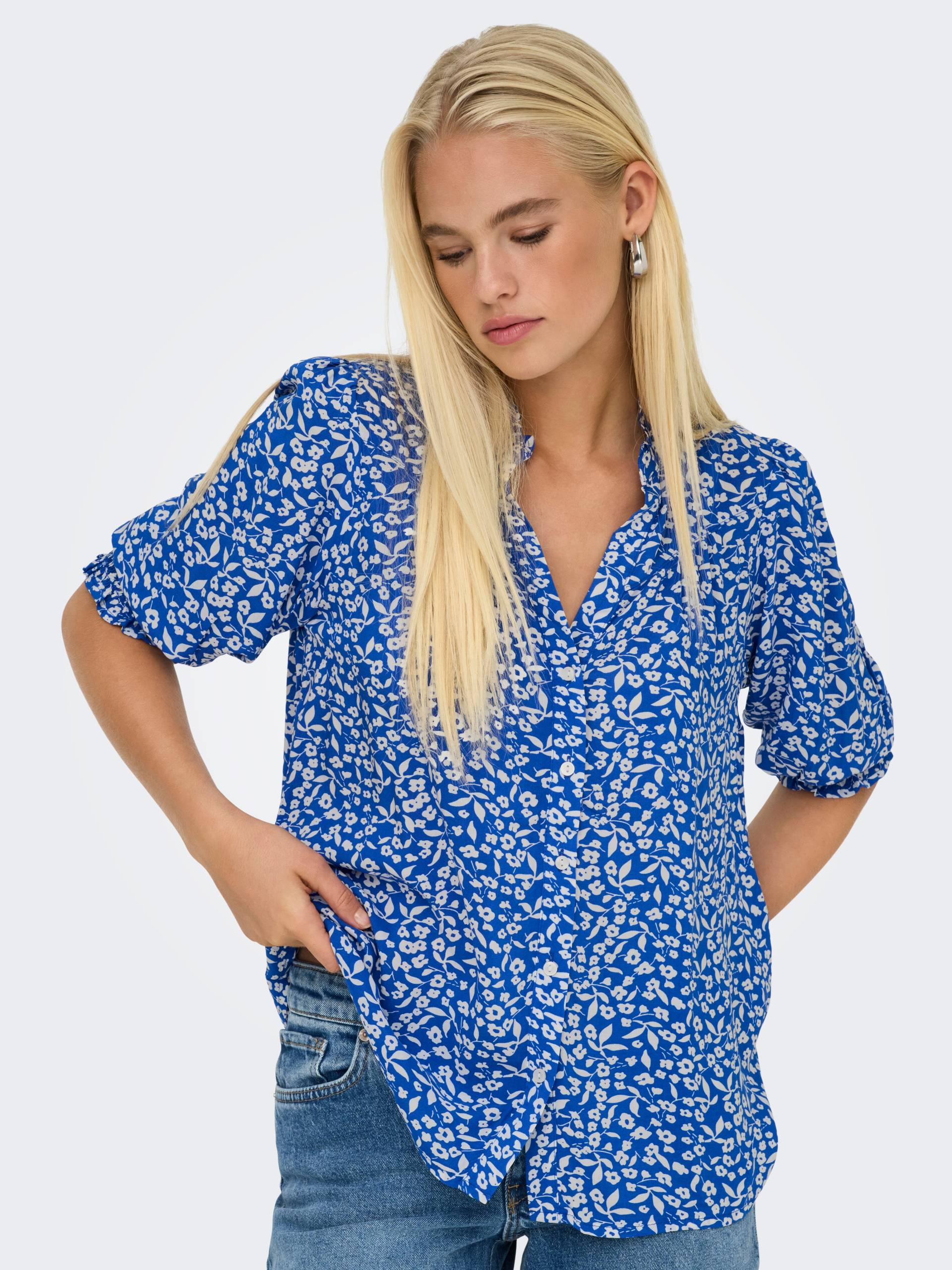 ONLY Kurzarmbluse »ONLRAYA 3/4 SHIRT WVN NOOS« ONLY Kurzarmbluse »ONLRAYA 3/4 SHIRT WVN NOOS« von ONLY