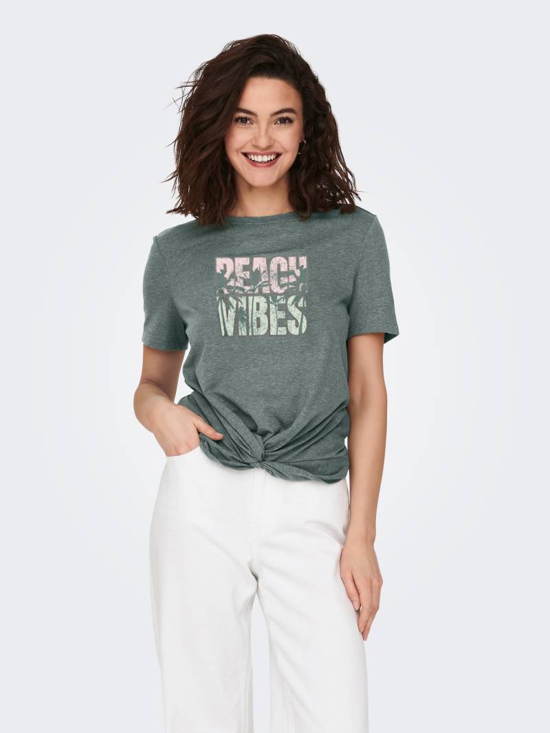 ONLY Kurzarmshirt »ONLCARRIE REG TWIST S/S TOP BOX CS JRS« von ONLY