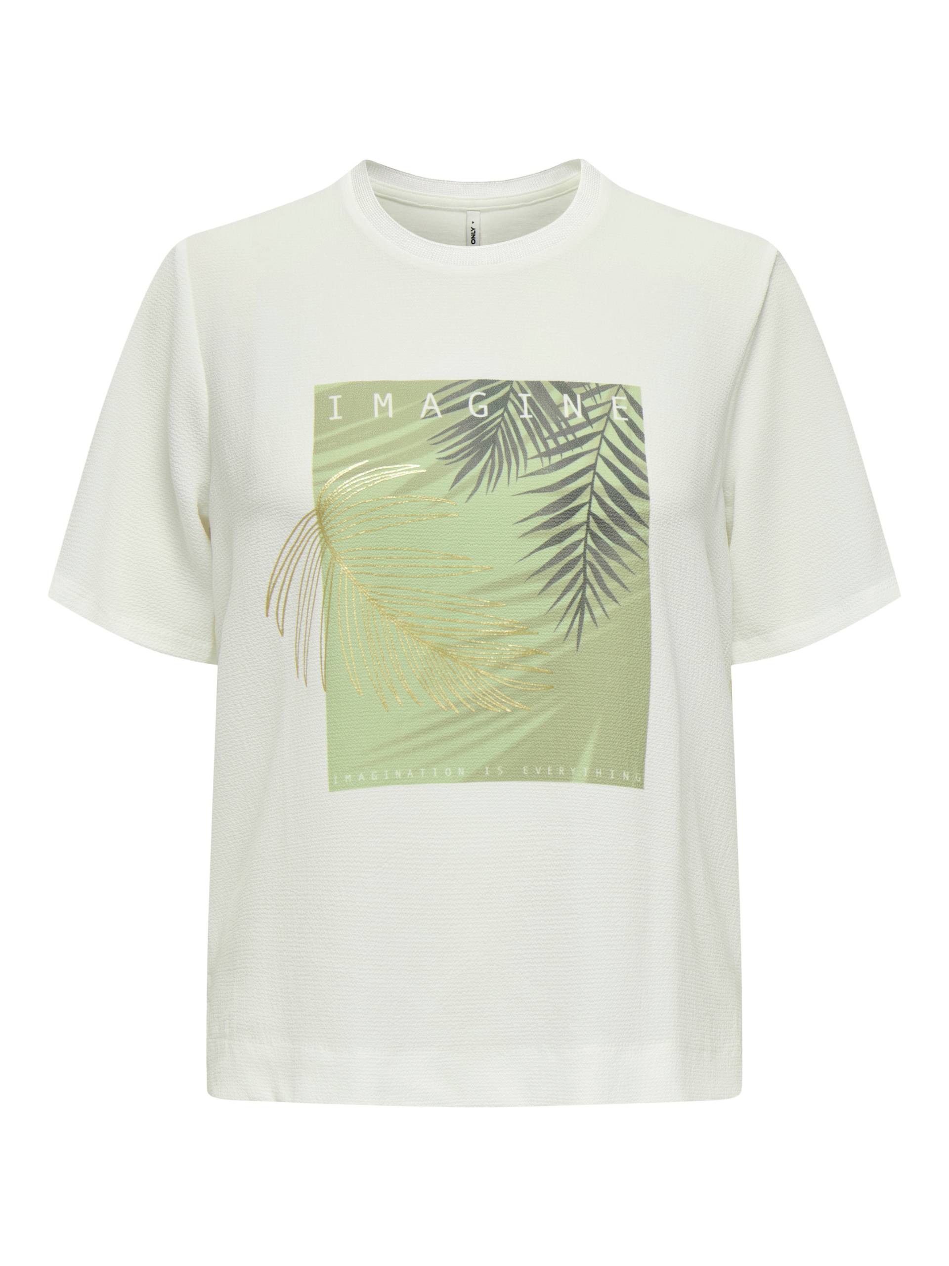 ONLY Kurzarmshirt »ONLNEWFLORA S/S ART O-NECK TOP BOX JRS« ONLY Kurzarmshirt »ONLNEWFLORA S/S ART O-NECK TOP BOX JRS« von ONLY