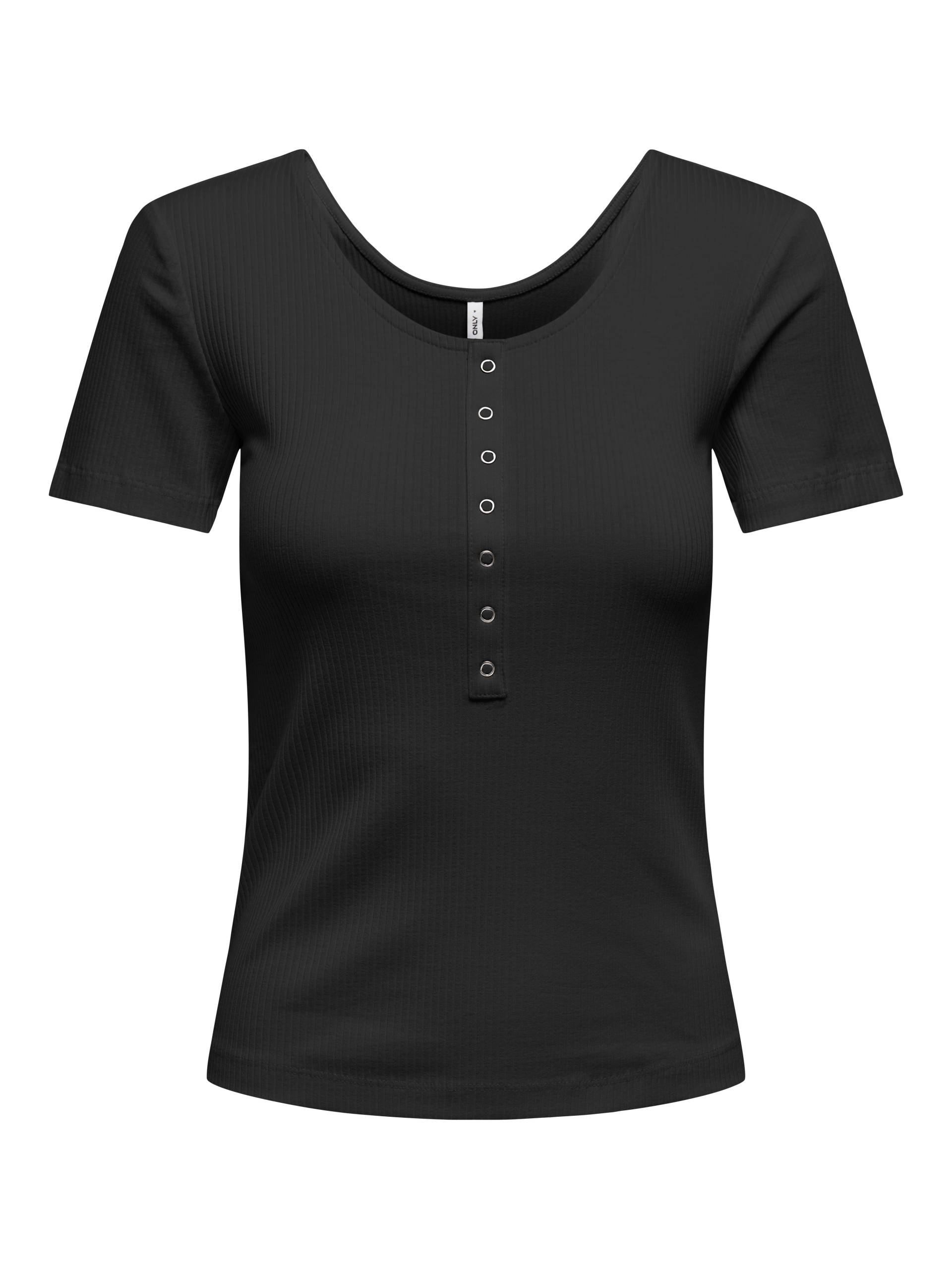 ONLY Kurzarmshirt »ONLSIMPLE LIFE S/S BUTTON TOP BOX JRS« von ONLY