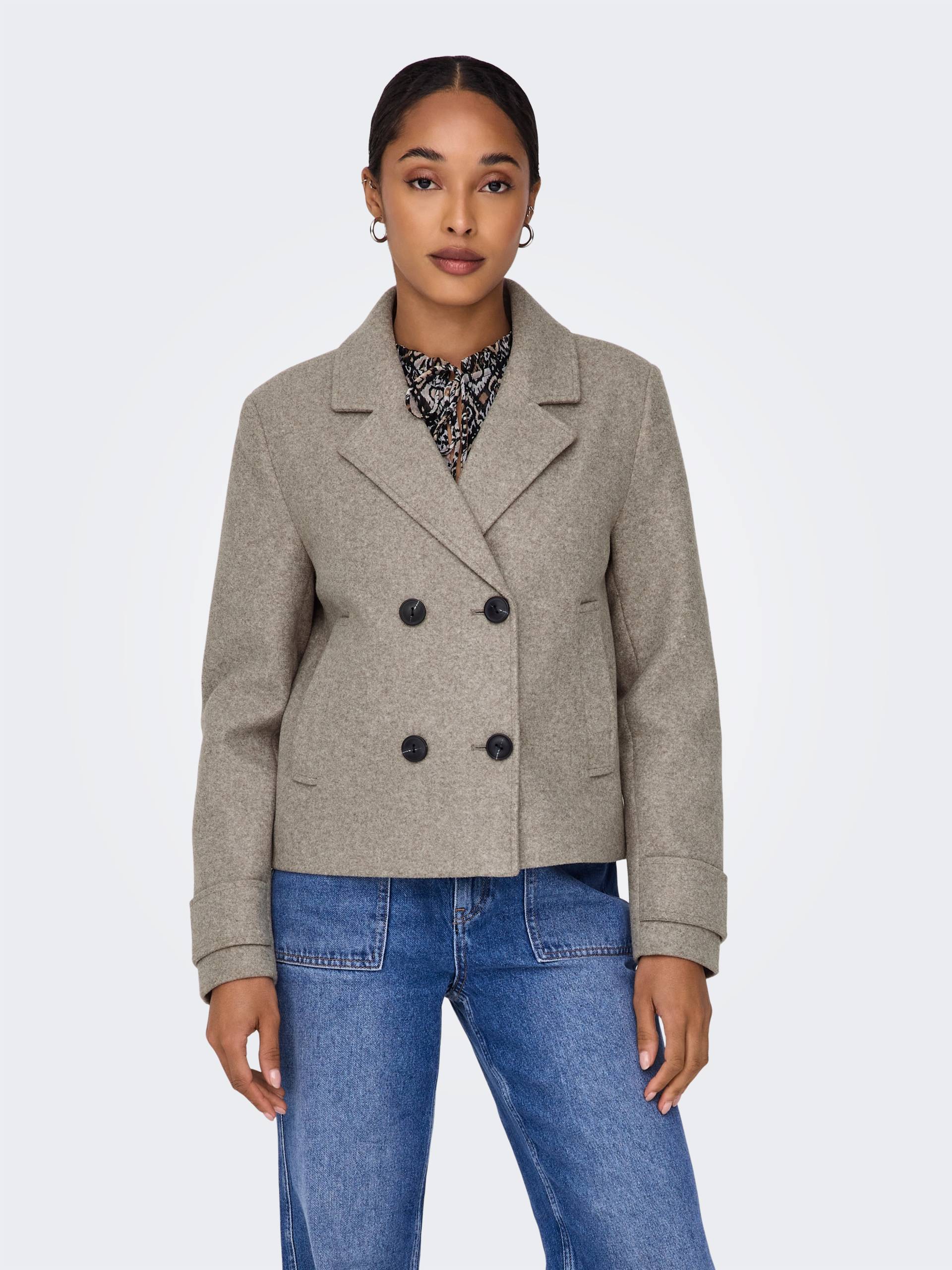 ONLY Kurzjacke »ONLFREJA LIFE SHORT DB JACKET OTW NOOS« ONLY Kurzjacke »ONLFREJA LIFE SHORT DB JACKET OTW NOOS« von ONLY