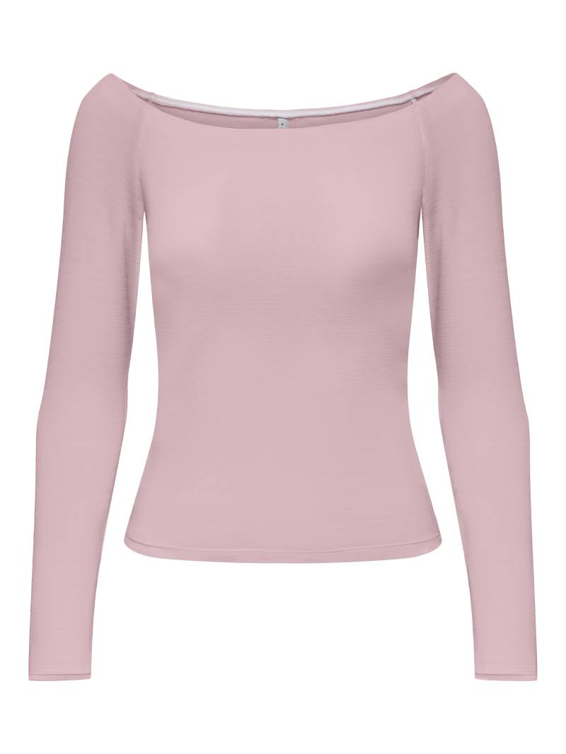 ONLY Langarmshirt »ONLGLAMOUR L/S BOAT NECK TOP BOX CC JRS« von ONLY