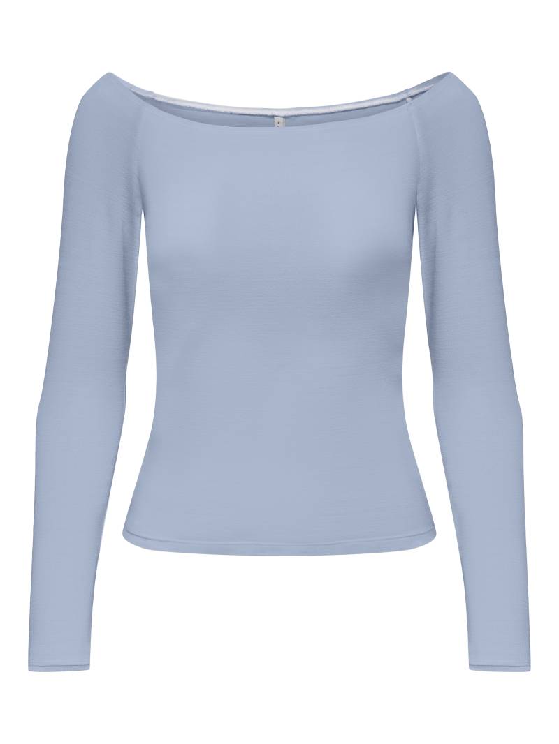 ONLY Langarmshirt »ONLGLAMOUR L/S BOAT NECK TOP BOX CC JRS« von ONLY