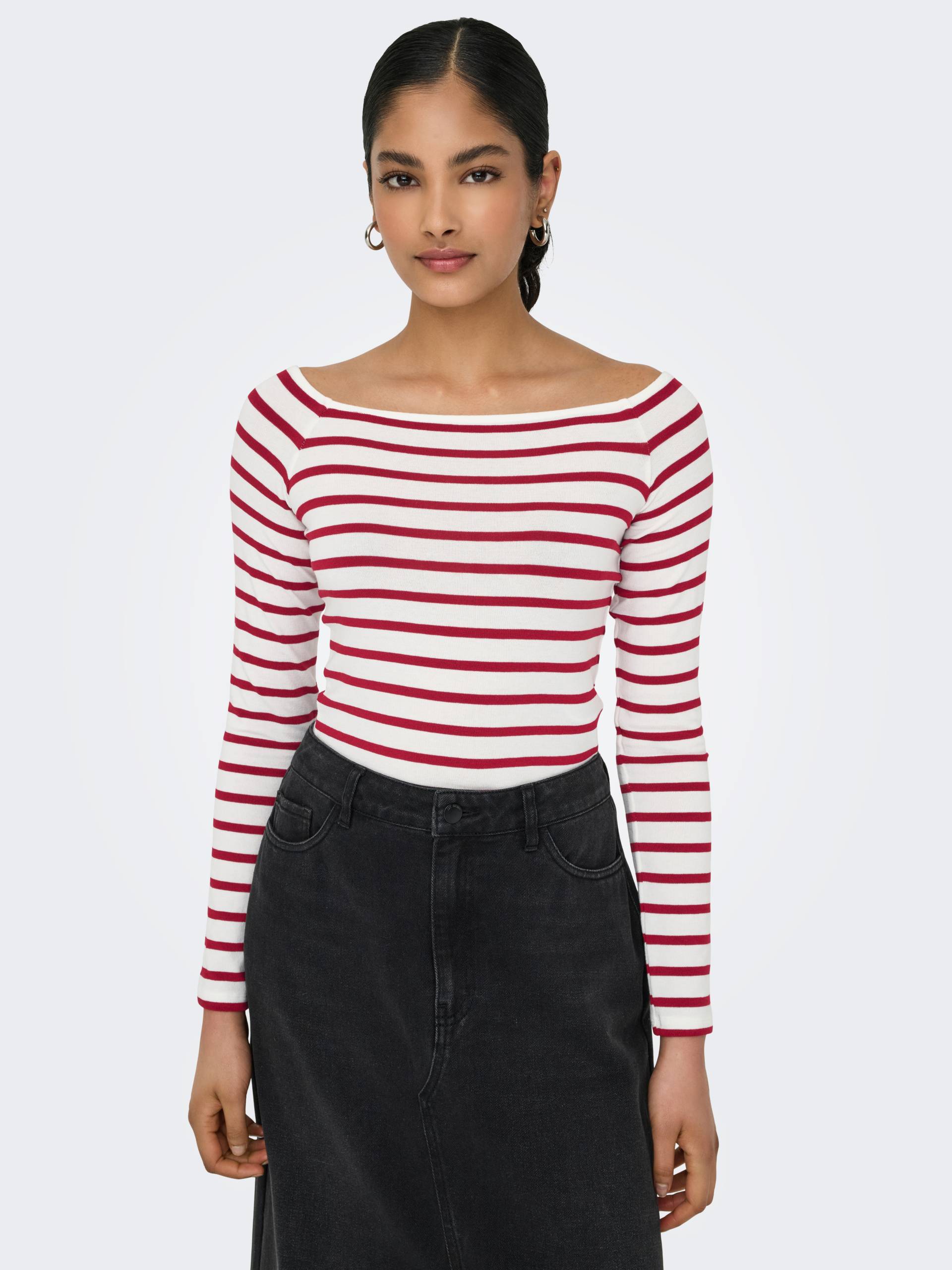 ONLY Langarmshirt »ONLGLAMOUR L/S BOAT NECK TOP BOX CC JRS« ONLY Langarmshirt »ONLGLAMOUR L/S BOAT NECK TOP BOX CC JRS« von ONLY