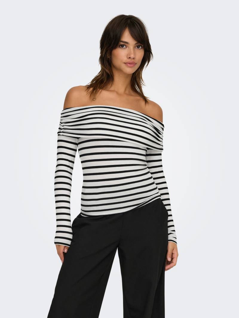 ONLY Langarmshirt »ONLGLAMOUR L/S OFF SHOULDER TOP CC JRS« von ONLY