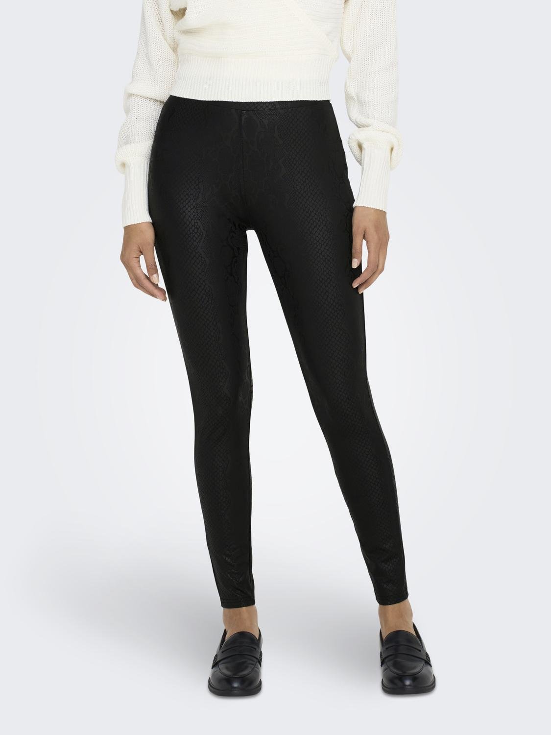 ONLY Lederimitathose »ONLSANIRA COATED LEGGING JRS« von ONLY