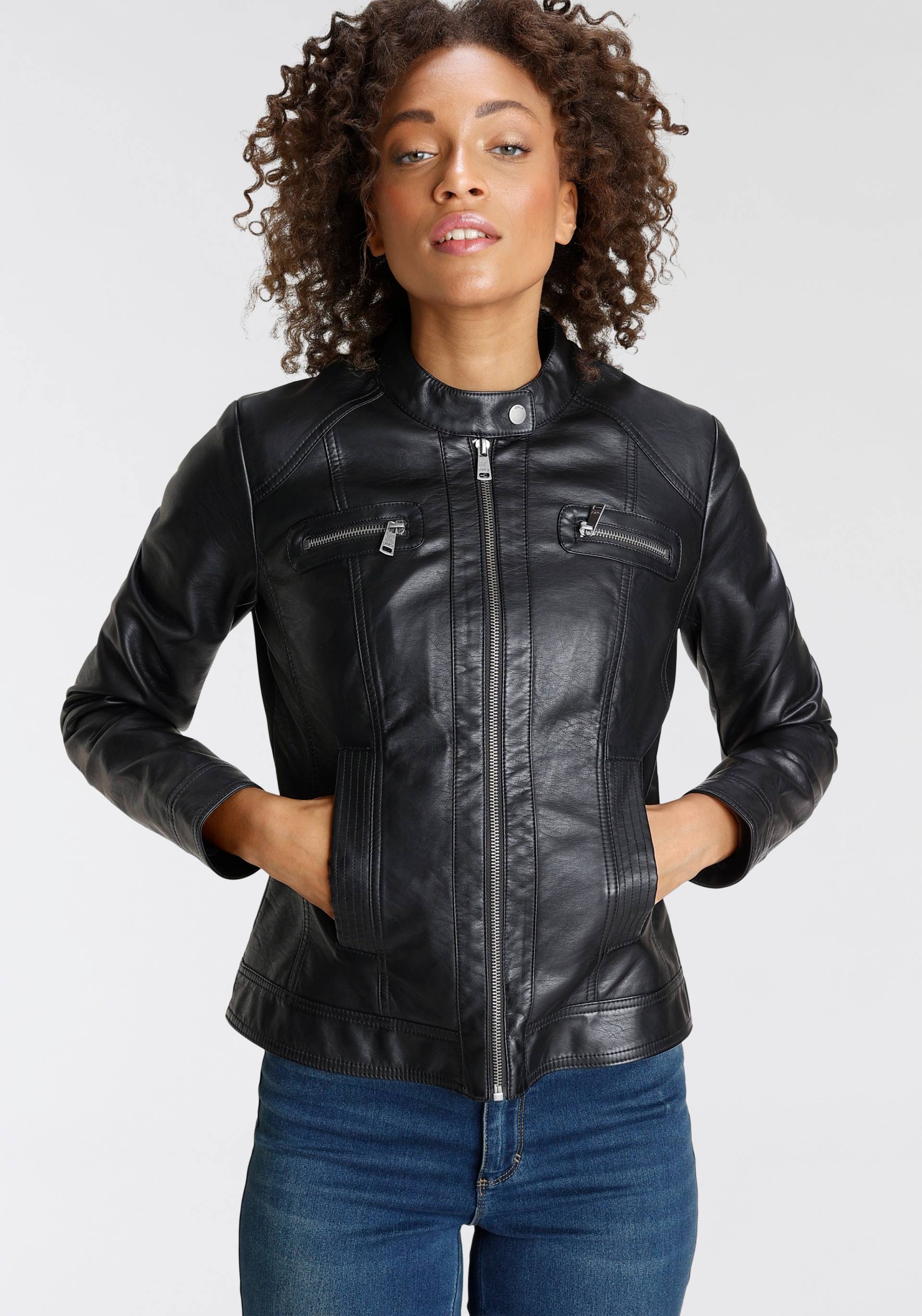 ONLY Lederimitatjacke »ONLBANDIT FAUX LEATHER BIKER« von ONLY