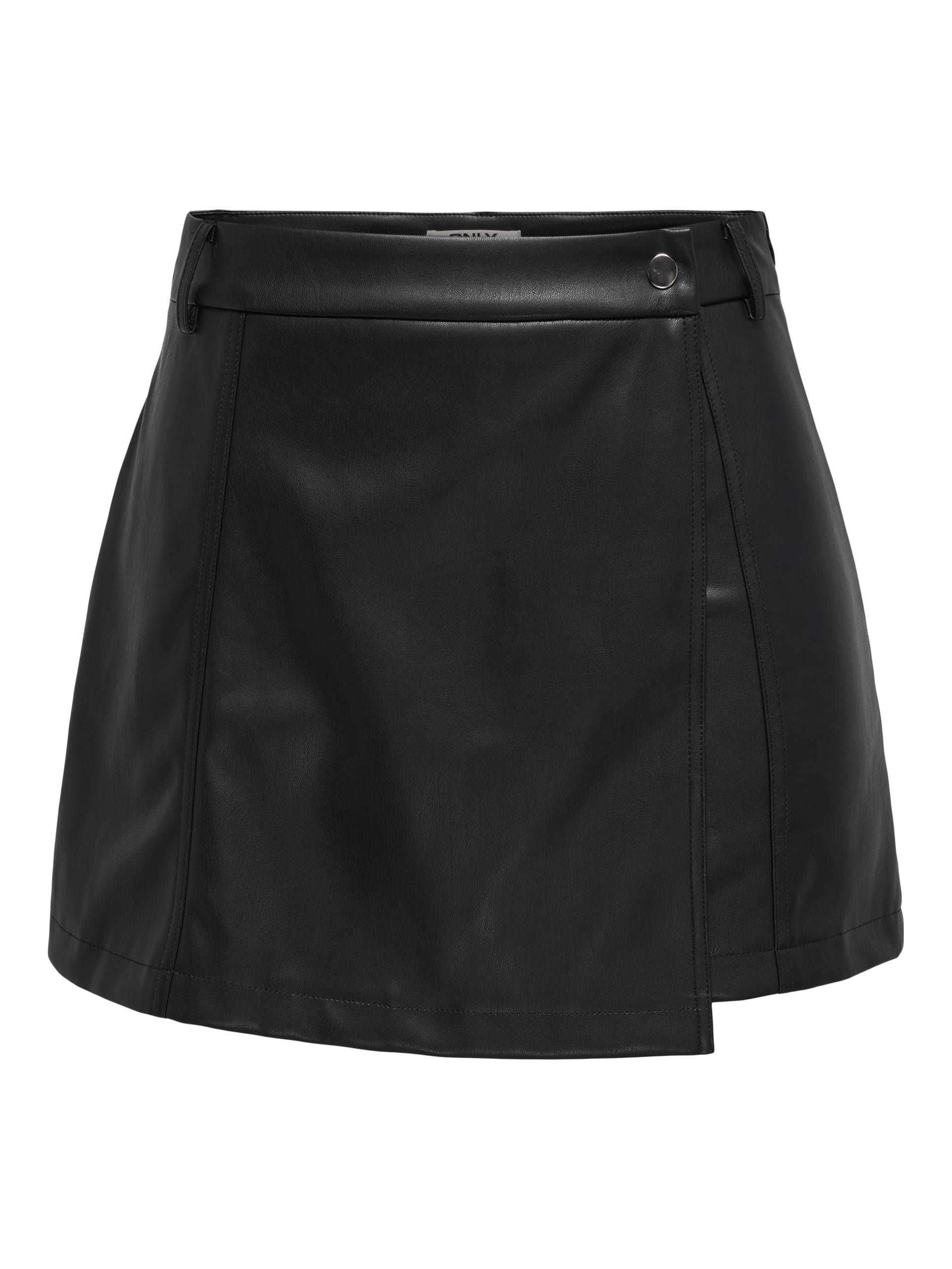 ONLY Lederimitatrock »ONLHERO MW FAUX LEA SKORT CC PNT« von ONLY