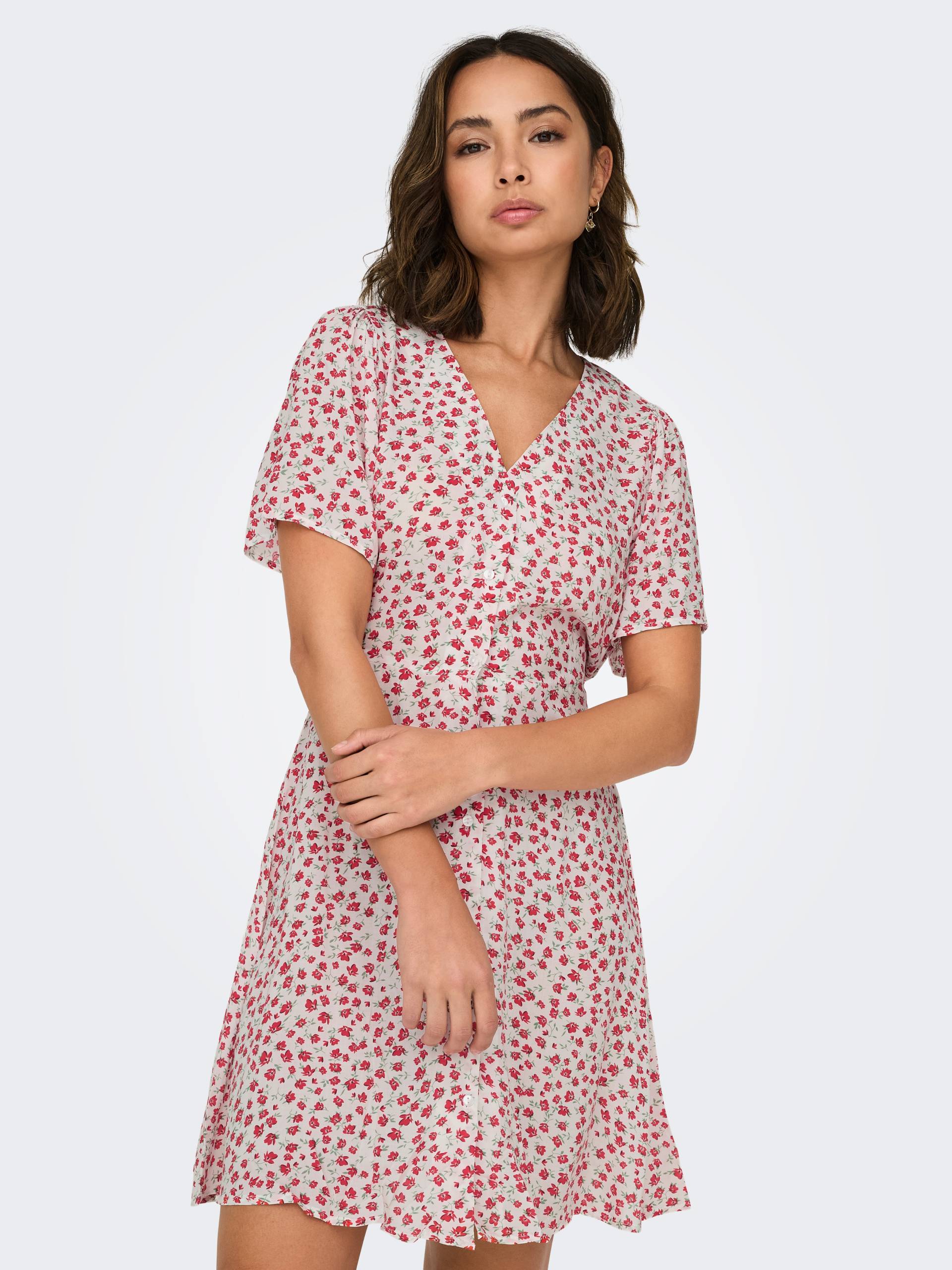 ONLY Minikleid »ONLEVIDA S/S SHORT DRESS WVN NOOS« ONLY Minikleid »ONLEVIDA S/S SHORT DRESS WVN NOOS« von ONLY