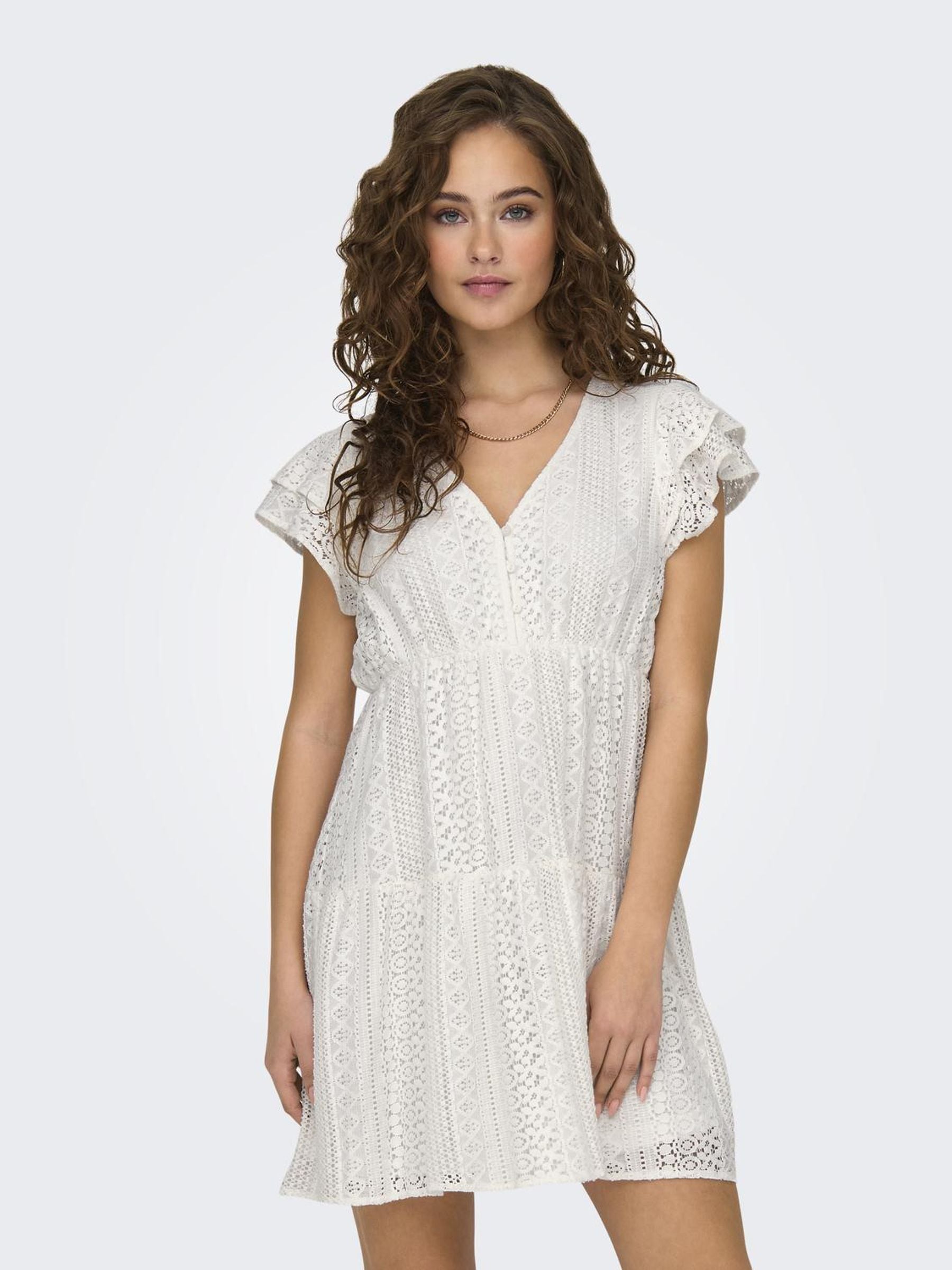 ONLY Minikleid »ONLHELENA LACE CAPSL DRESS WVN NOOS« ONLY Minikleid »ONLHELENA LACE CAPSL DRESS WVN NOOS« von ONLY
