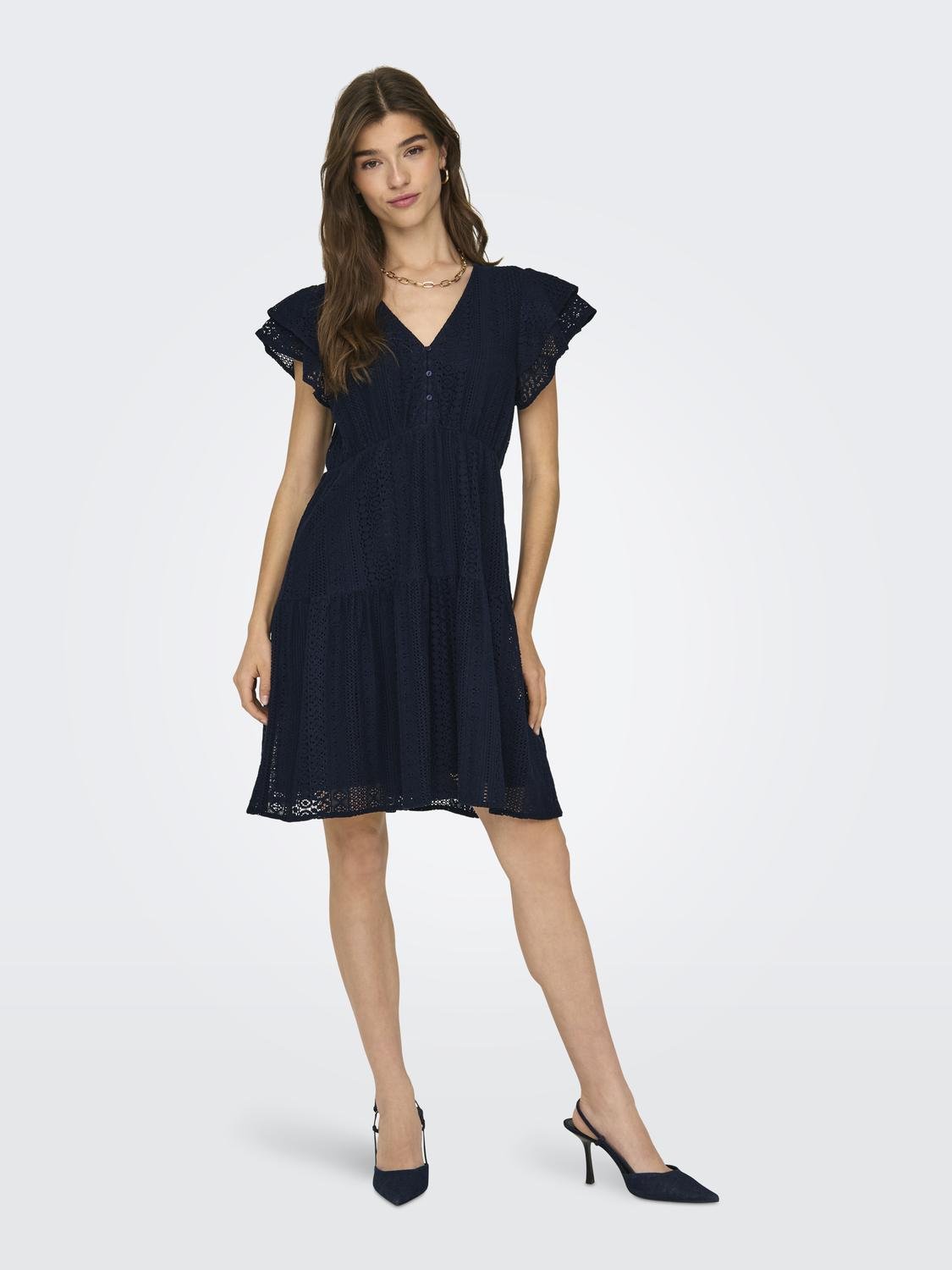 ONLY Minikleid »ONLHELENA LACE CAPSL DRESS WVN NOOS« ONLY Minikleid »ONLHELENA LACE CAPSL DRESS WVN NOOS« von ONLY