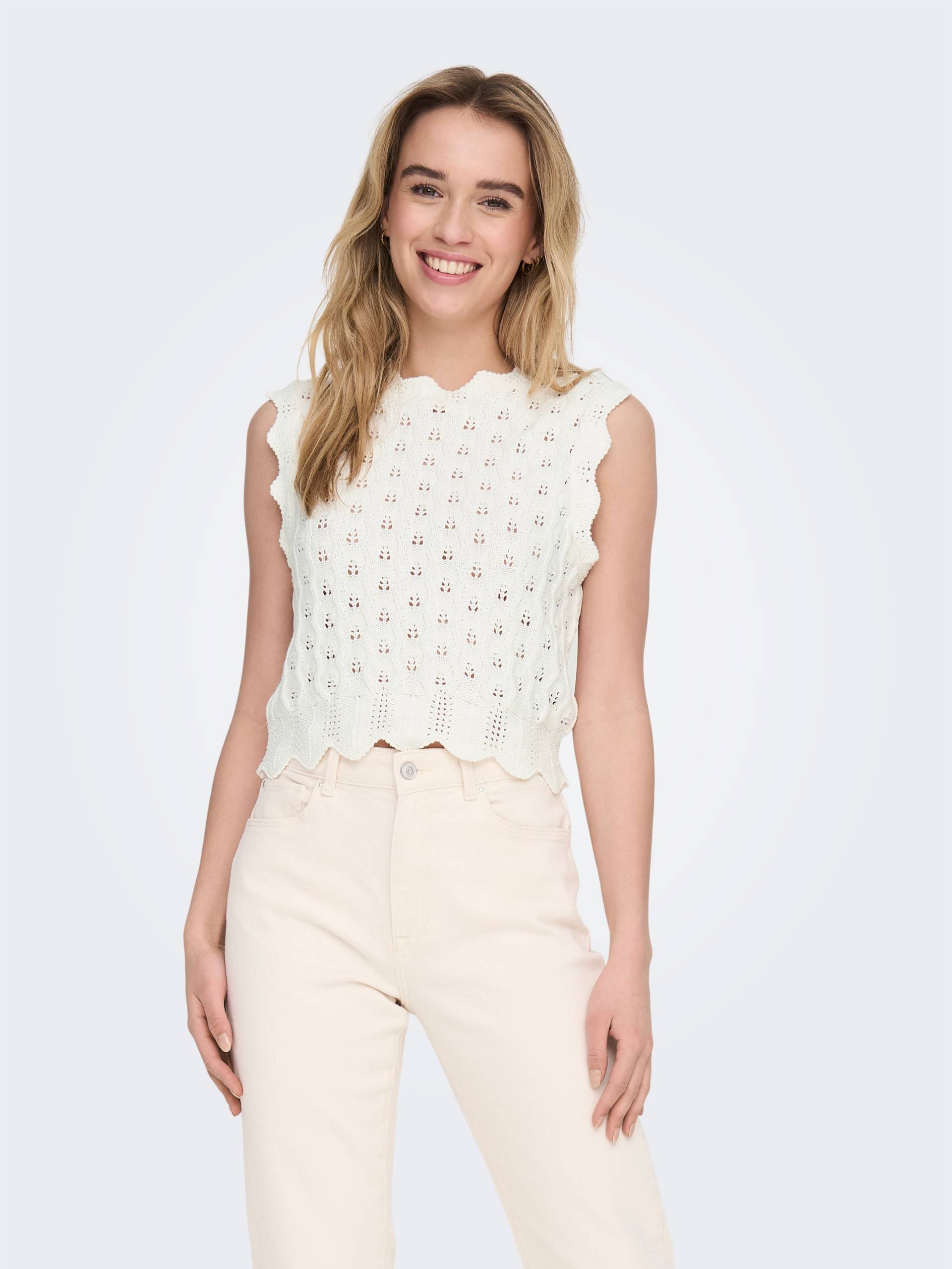 ONLY Stricktop »ONLLUNA LIFE SL O-NECK TANK NOOS KNT« von ONLY