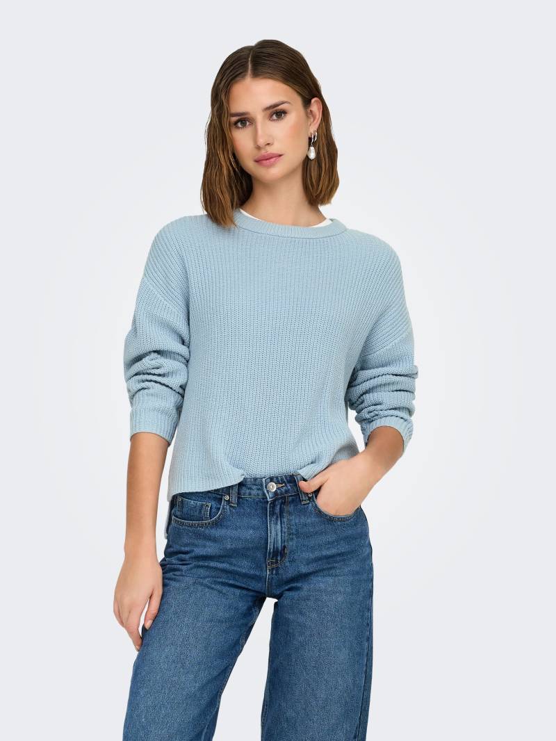 ONLY Rundhalspullover »ONLLUNA LS O-NECK PULLOVER KNT NCA« von ONLY