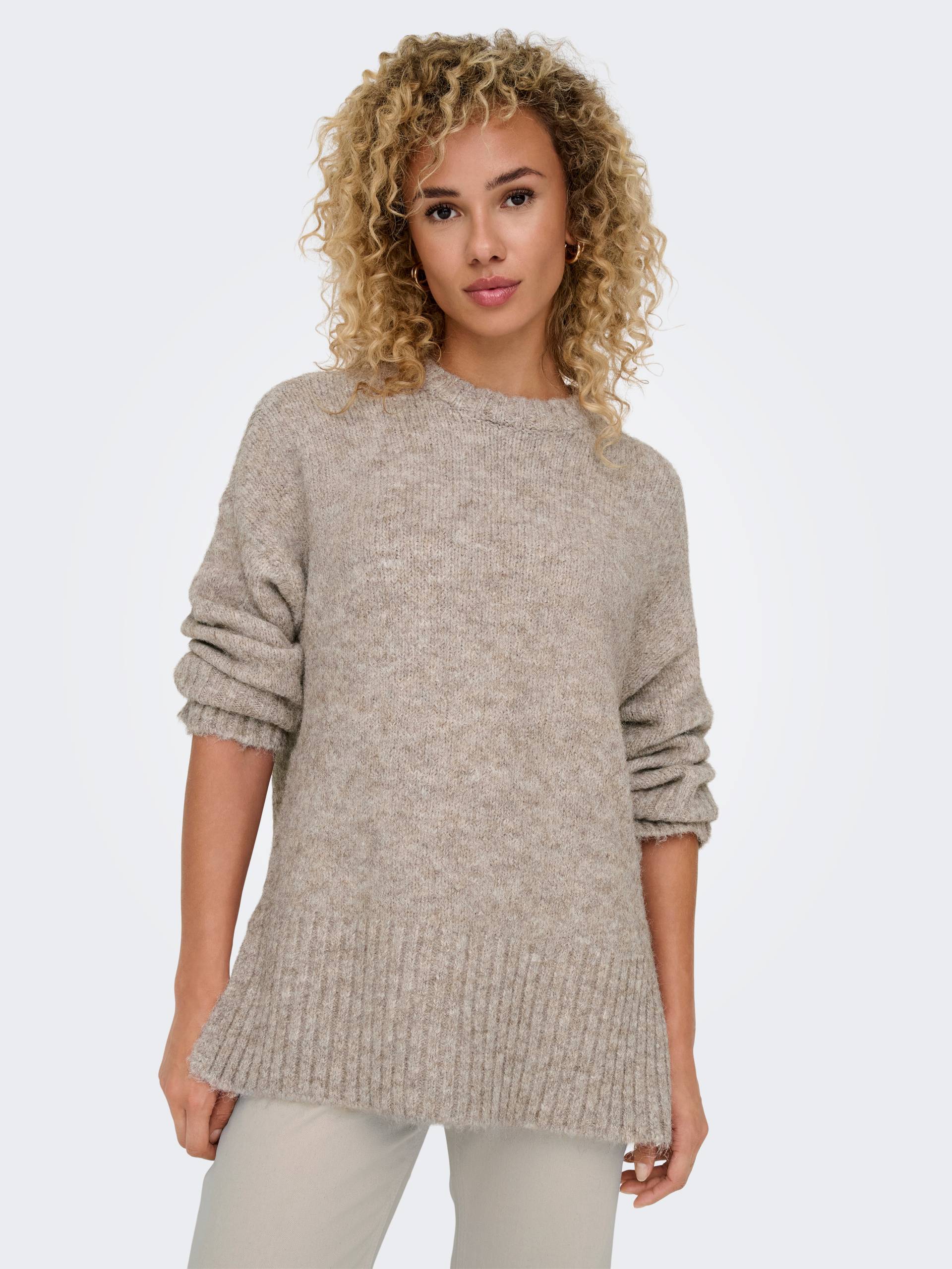 ONLY Rundhalspullover »ONLMAGGIE LIFE LS LOOSE ONEK CC KNT« von ONLY