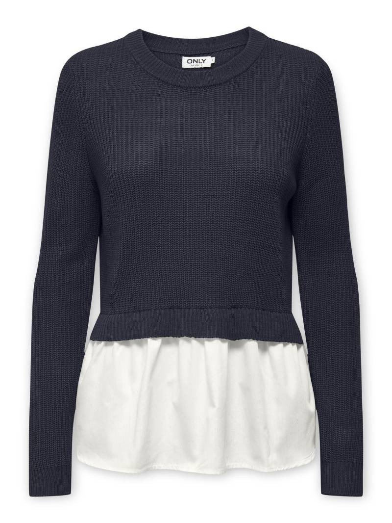 ONLY Rundhalspullover »ONLVIVIANA LS MIX O-NECK CC KNT« von ONLY