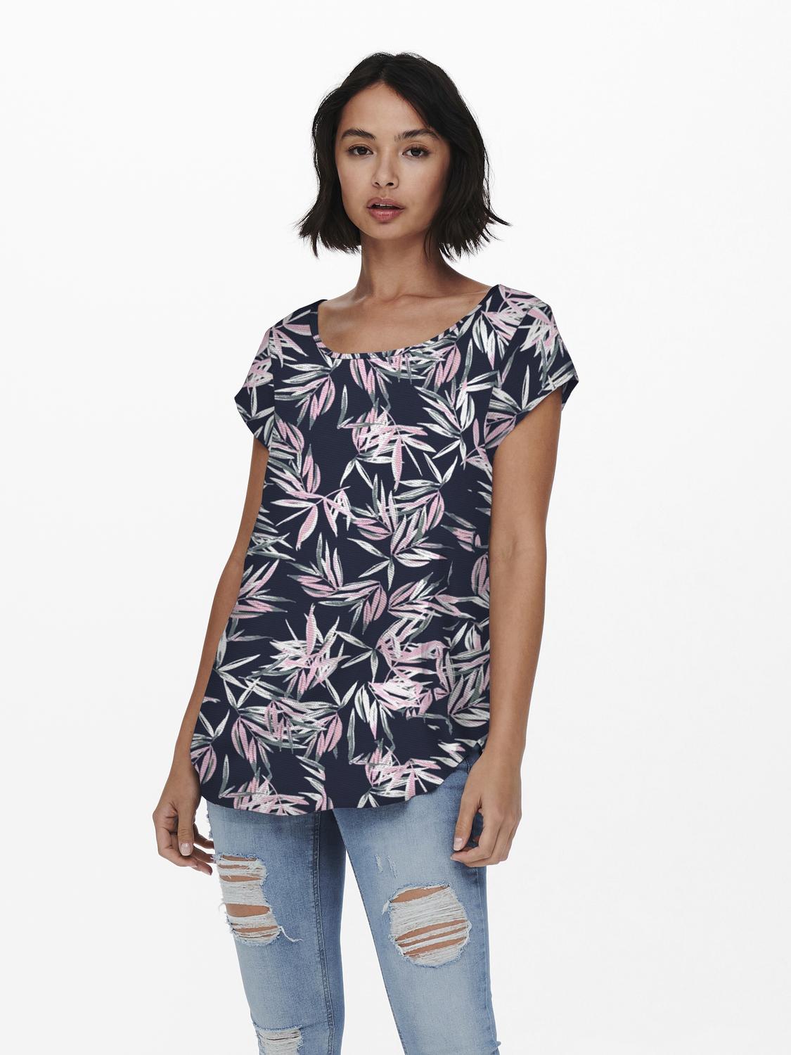 ONLY Shirtbluse »ONLNOVA LIFE S/S TOP AOP PTM« von ONLY