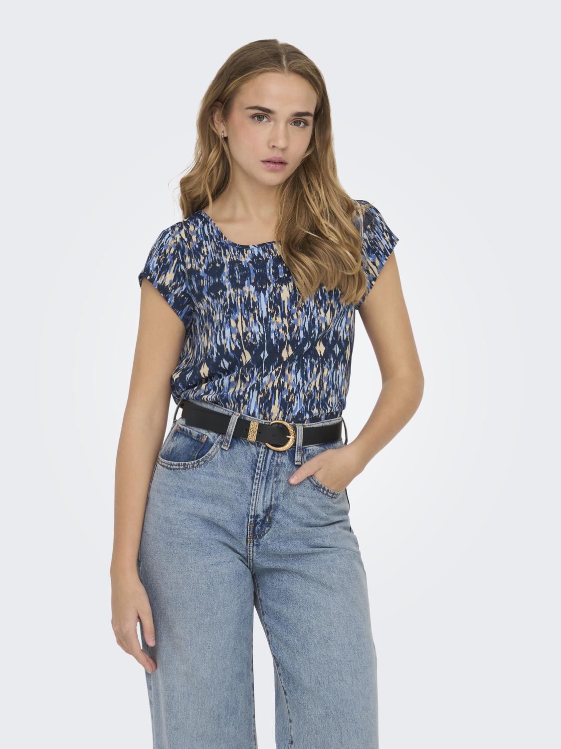 ONLY Shirtbluse »ONLVIC S/S AOP TOP NOOS PTM« von ONLY